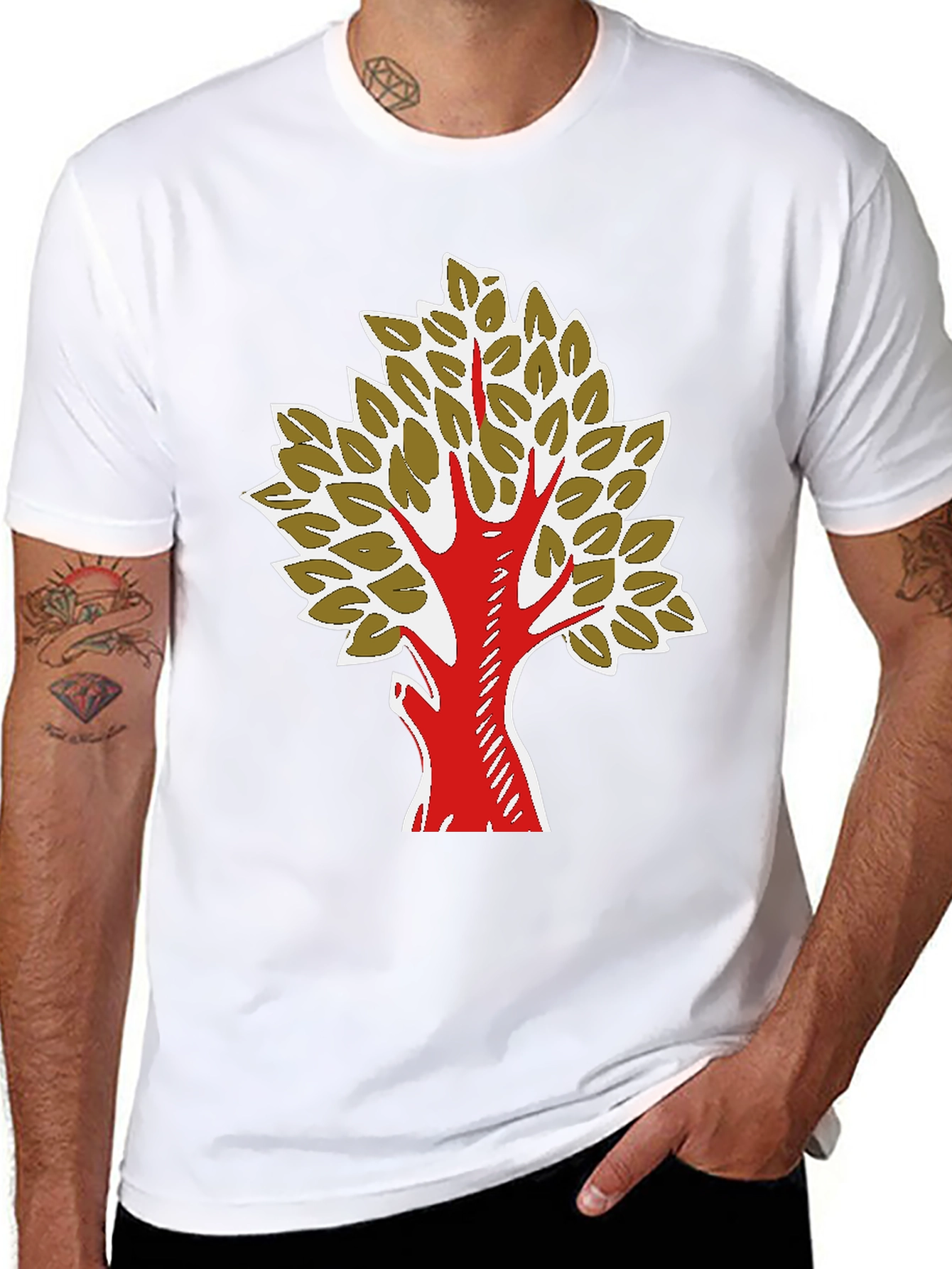 Tree Graphic T-Shirt - Nature Inspired Design
