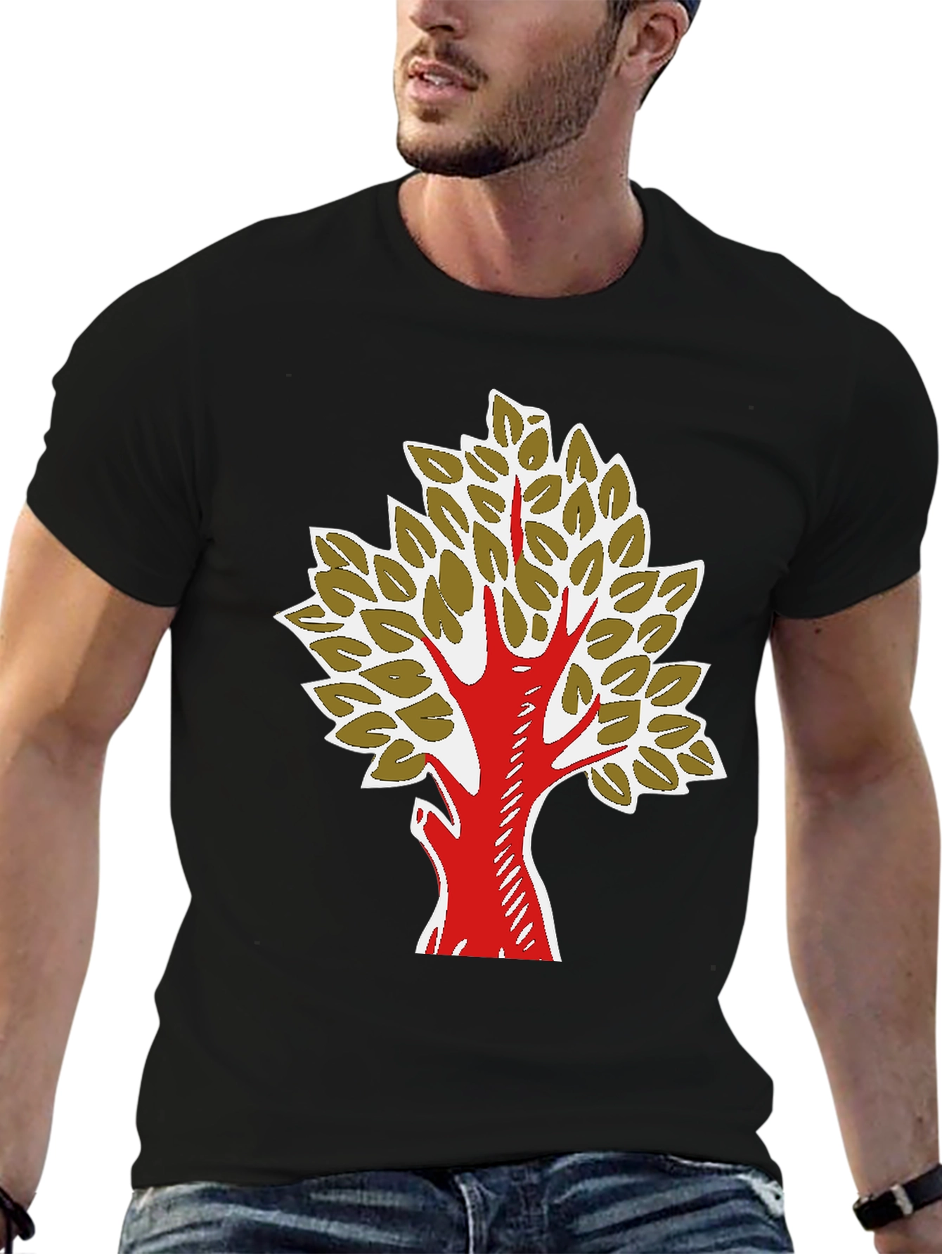 Tree Graphic T-Shirt - Nature Inspired Design