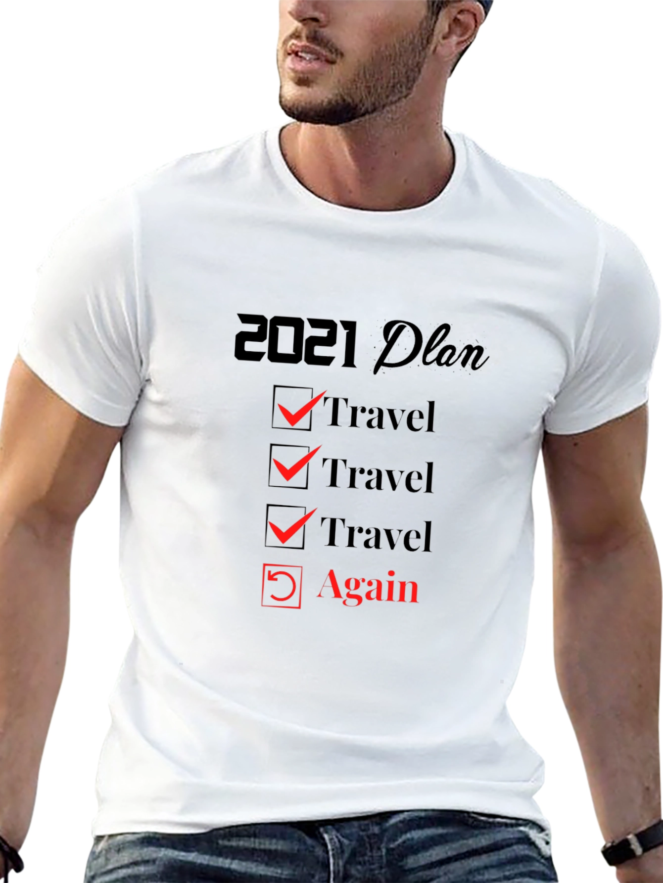 2021 Travel Plan T-Shirt - Travel Again!