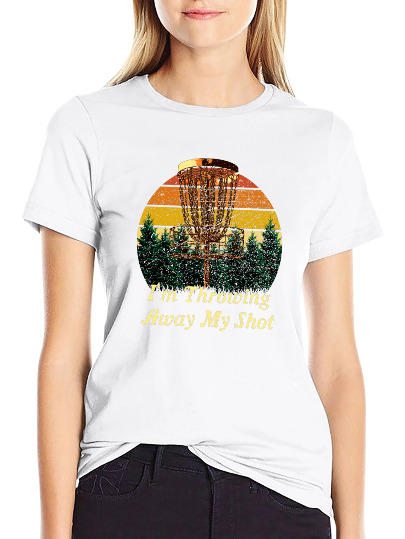 Disc Golf T-Shirt: Im Throwing Away My Shot