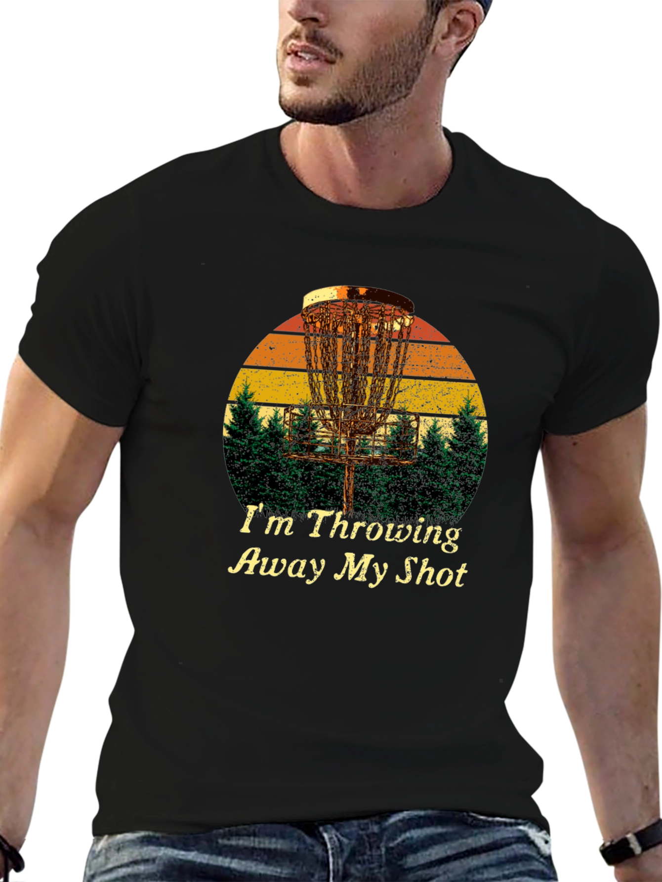 Disc Golf T-Shirt: Im Throwing Away My Shot