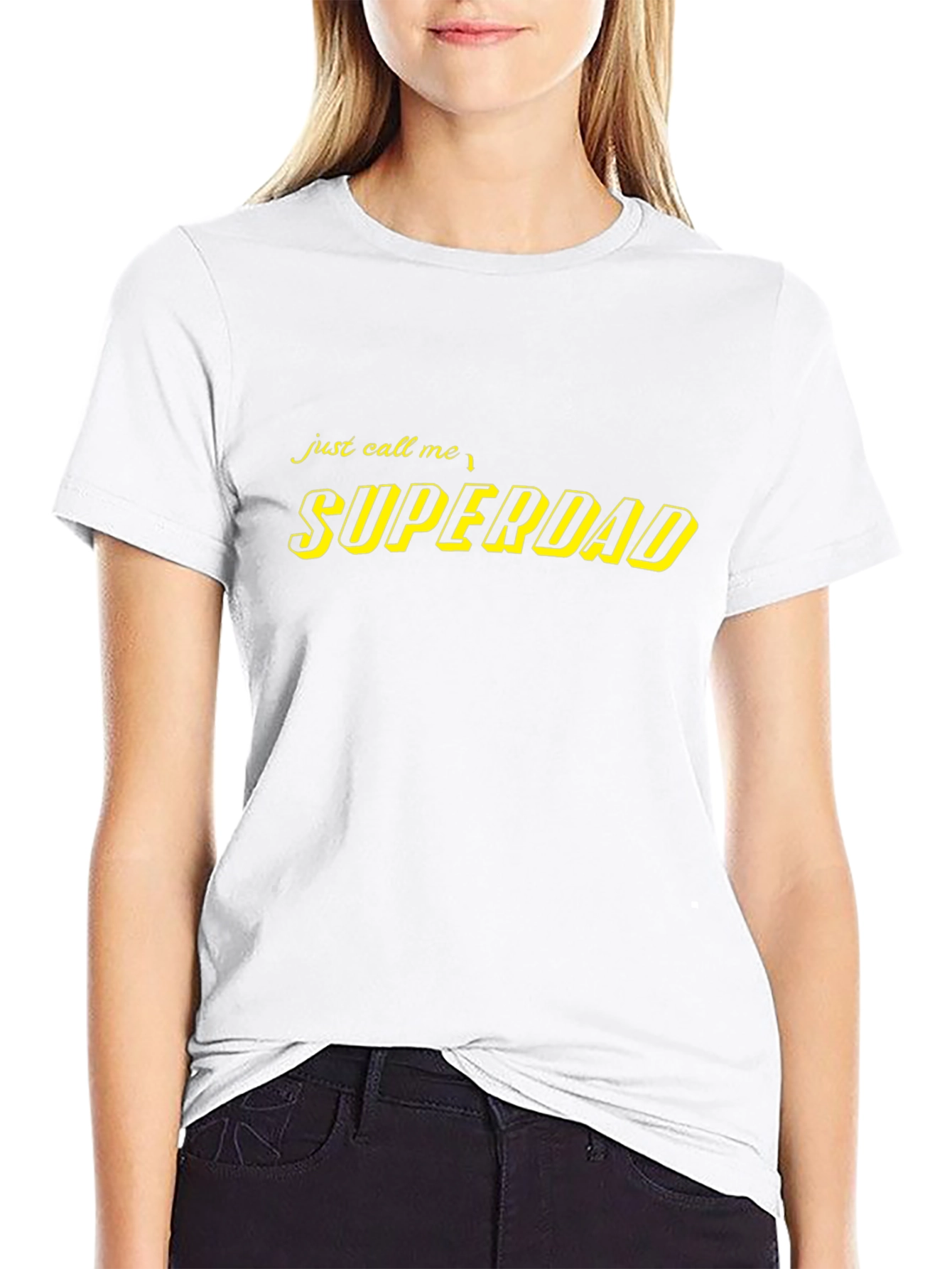 Superdad Black T-Shirt - Perfect for Fathers Day