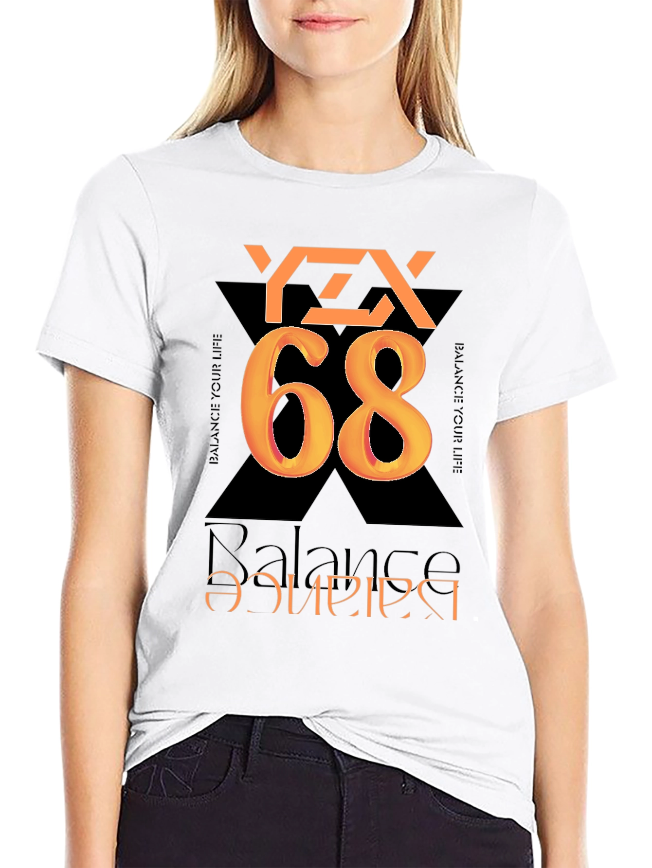 YEX 68 Balance Your Life Graphic Tee