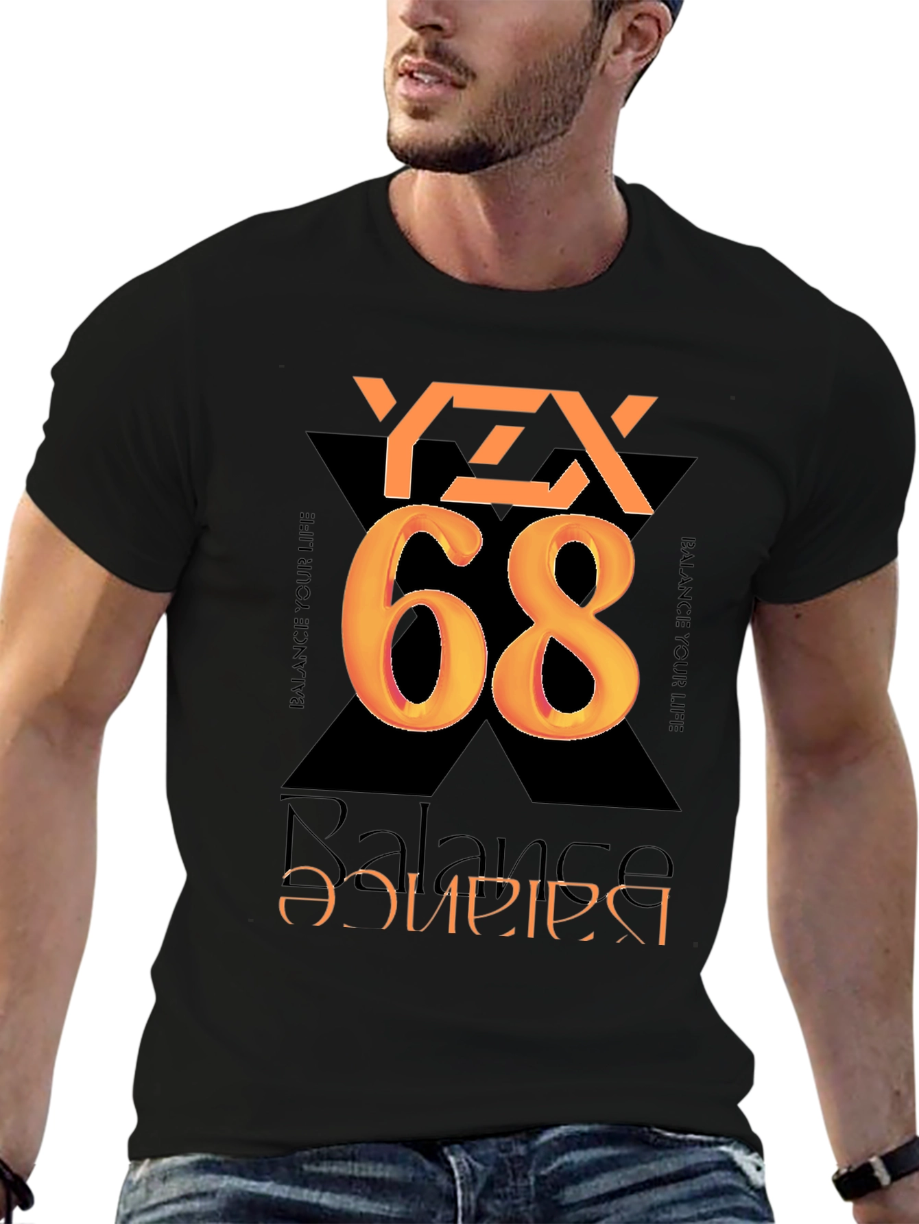 YEX 68 Balance Your Life Graphic Tee