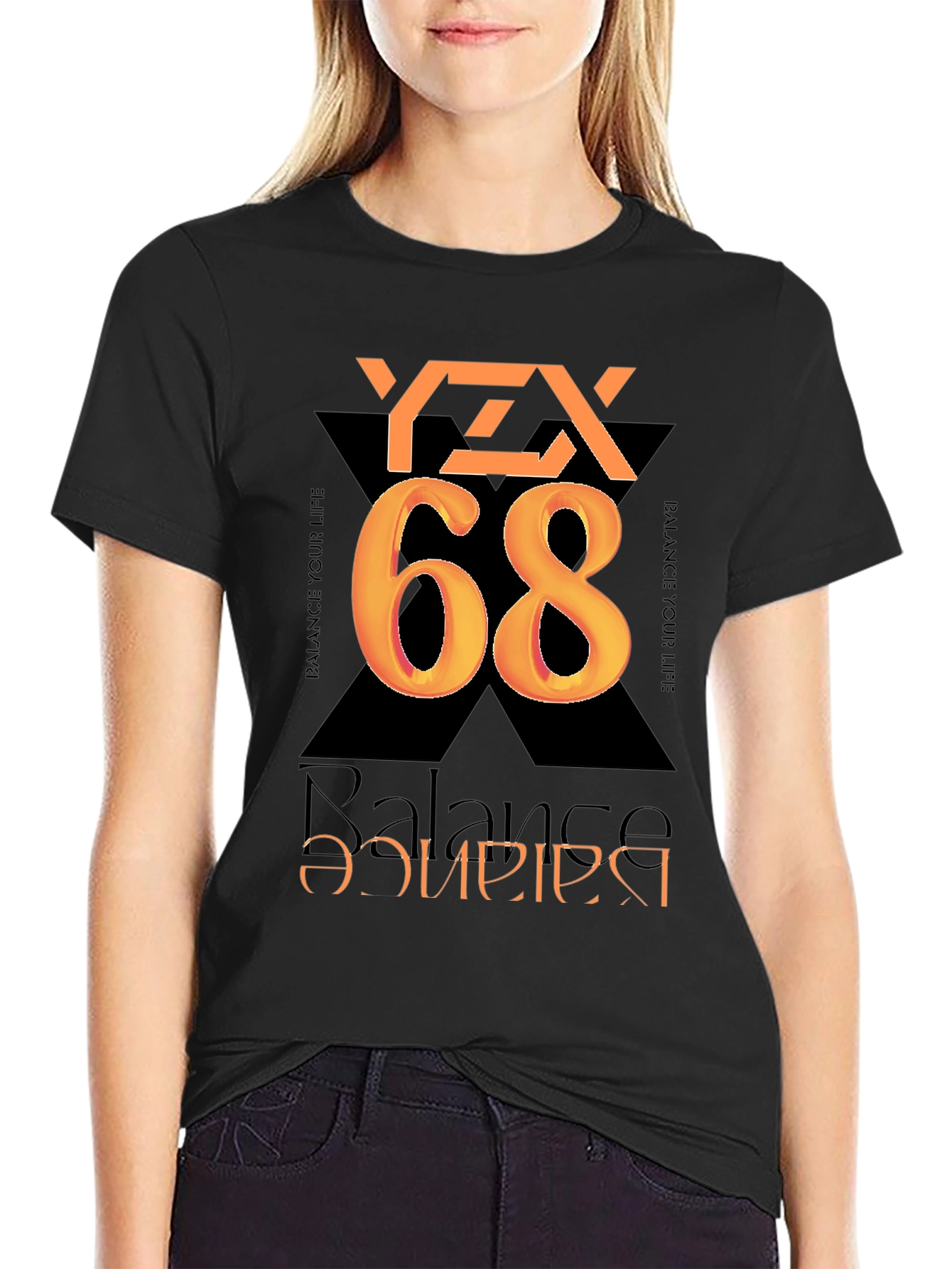 YEX 68 Balance Your Life Graphic Tee