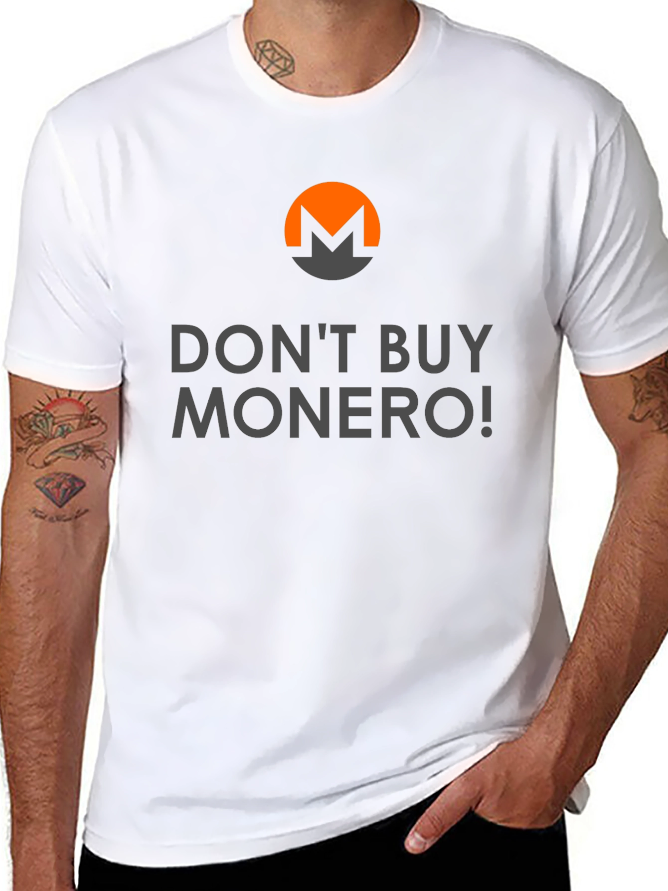 Dont Buy Monero Graphic Tee - Black