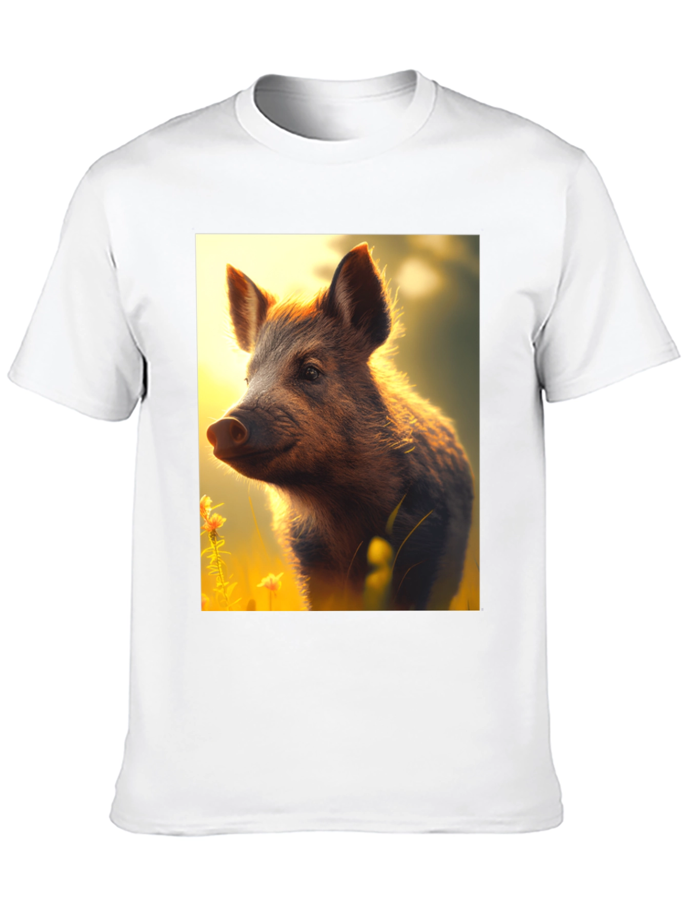 Boar Graphic T-Shirt - Nature Inspired Tee