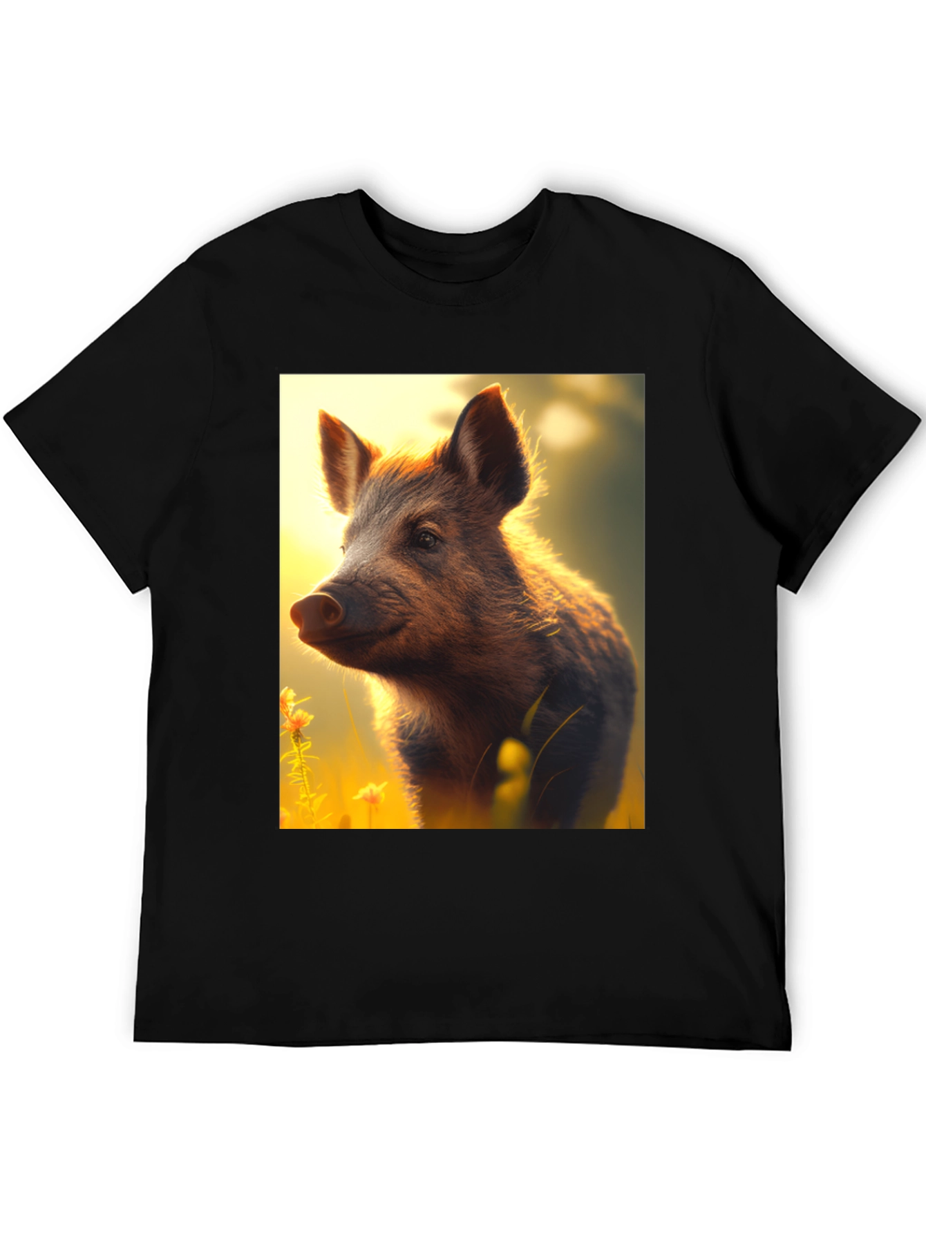 Boar Graphic T-Shirt - Nature Inspired Tee