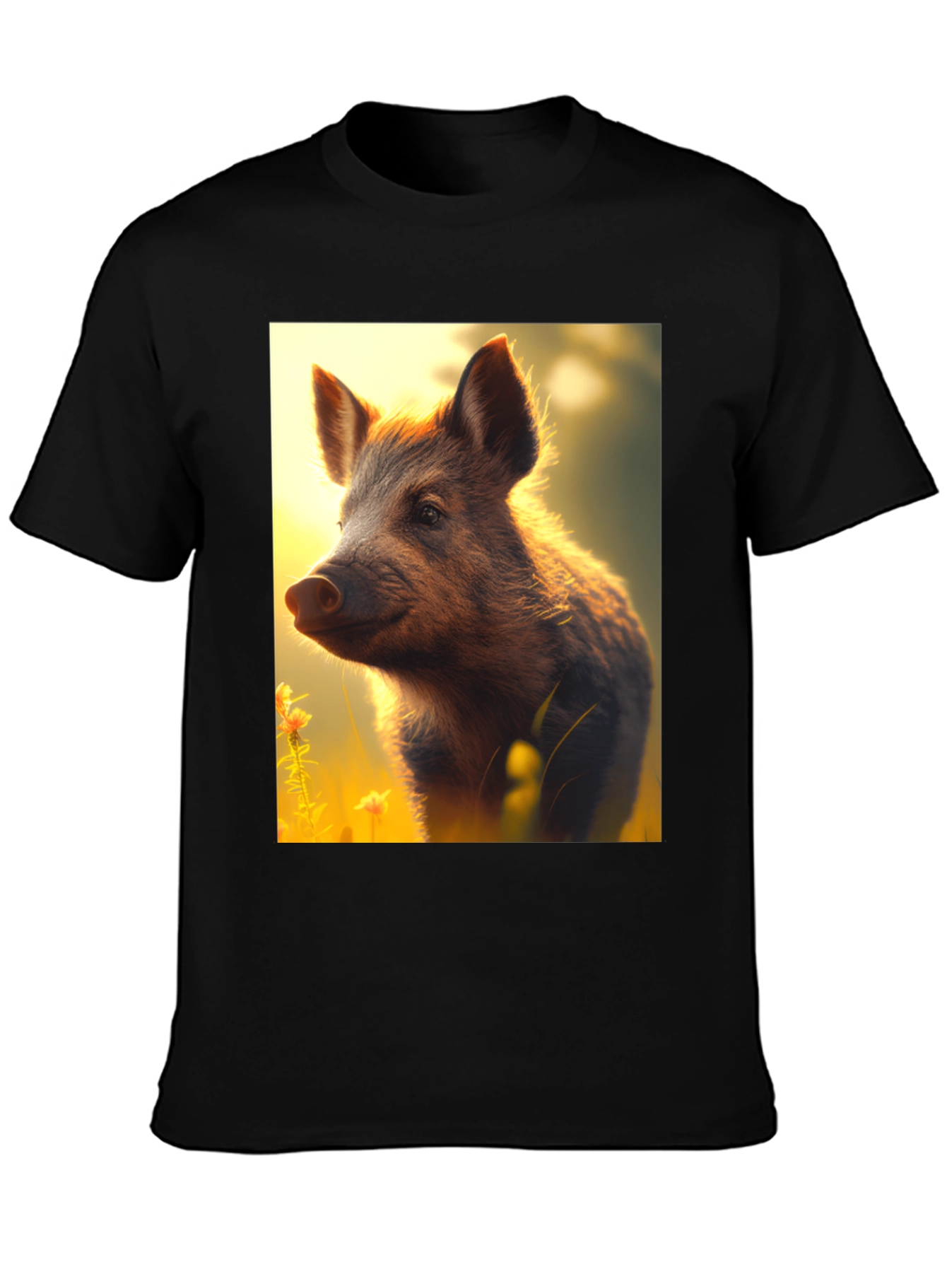 Boar Graphic T-Shirt - Nature Inspired Tee