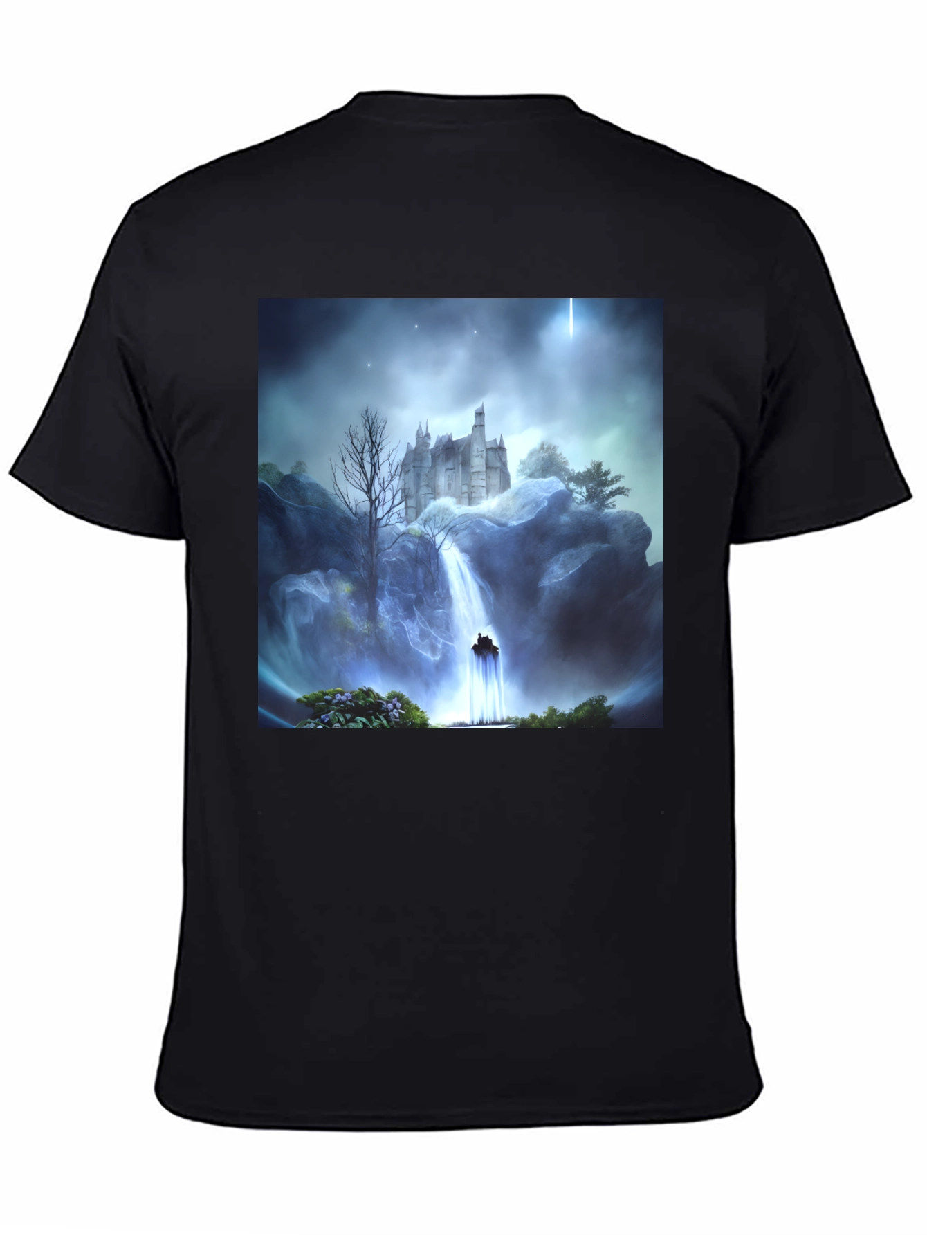 Castle Waterfall Graphic Tee