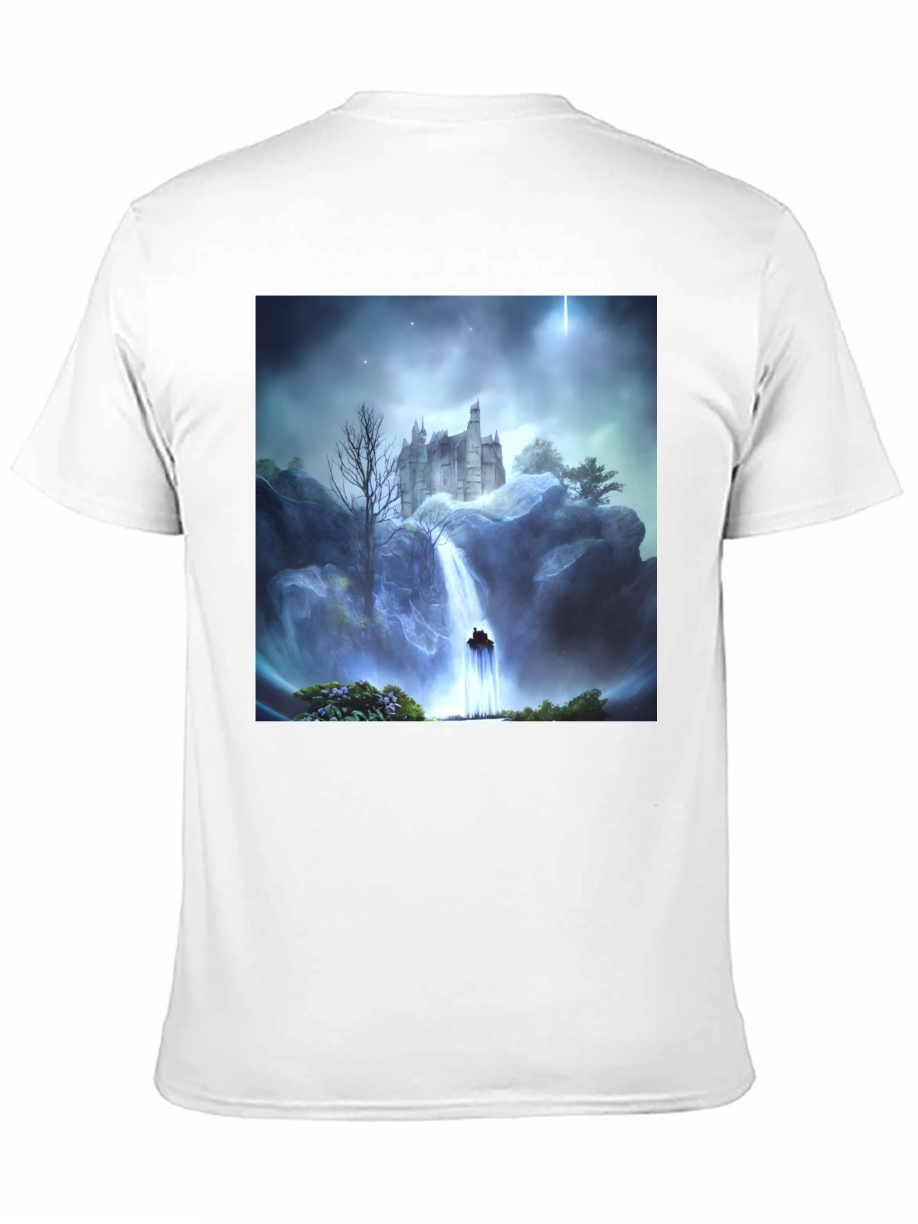 Castle Waterfall Graphic Tee