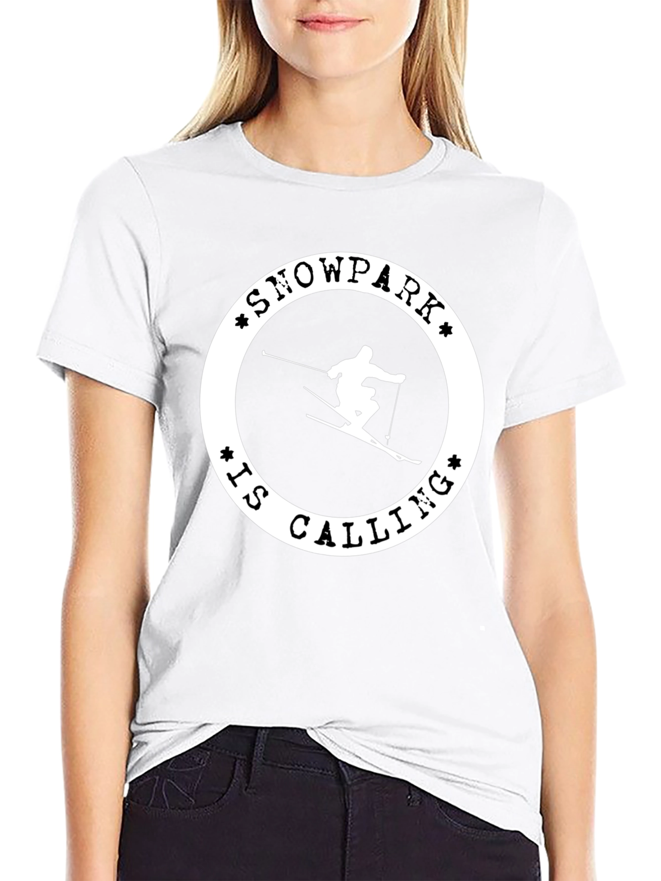 Snowpark is Calling Black T-Shirt