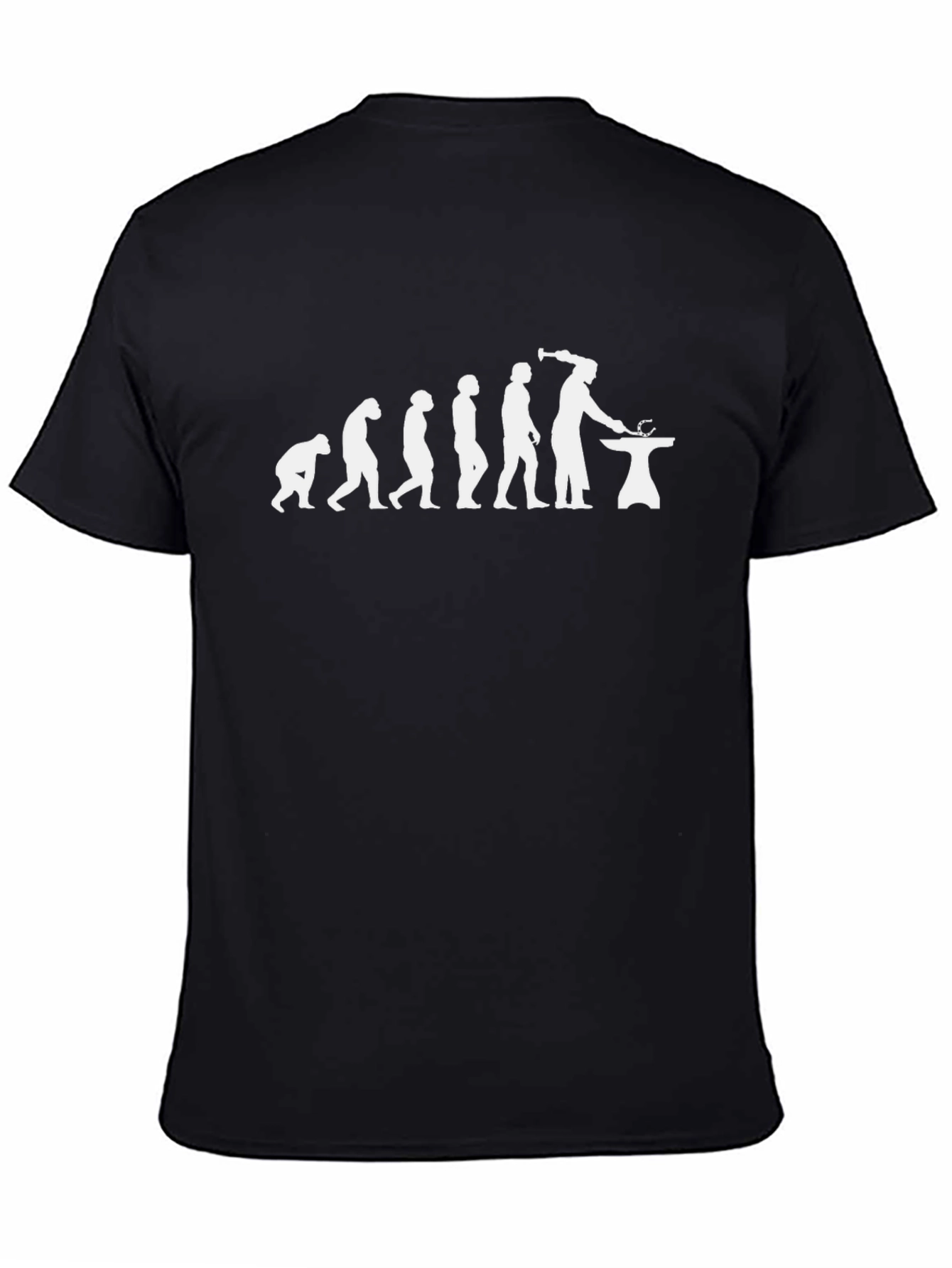 Blacksmith Evolution T-Shirt - Black Cotton Tee