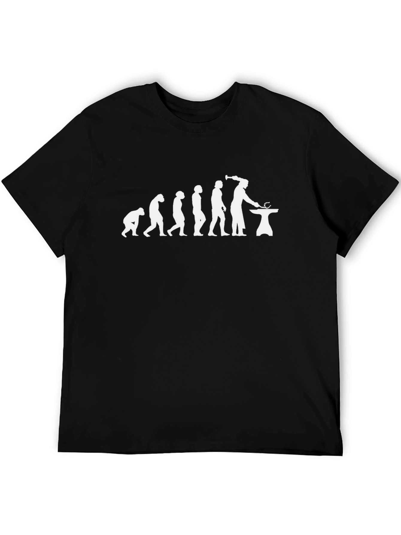 Blacksmith Evolution T-Shirt - Black Cotton Tee