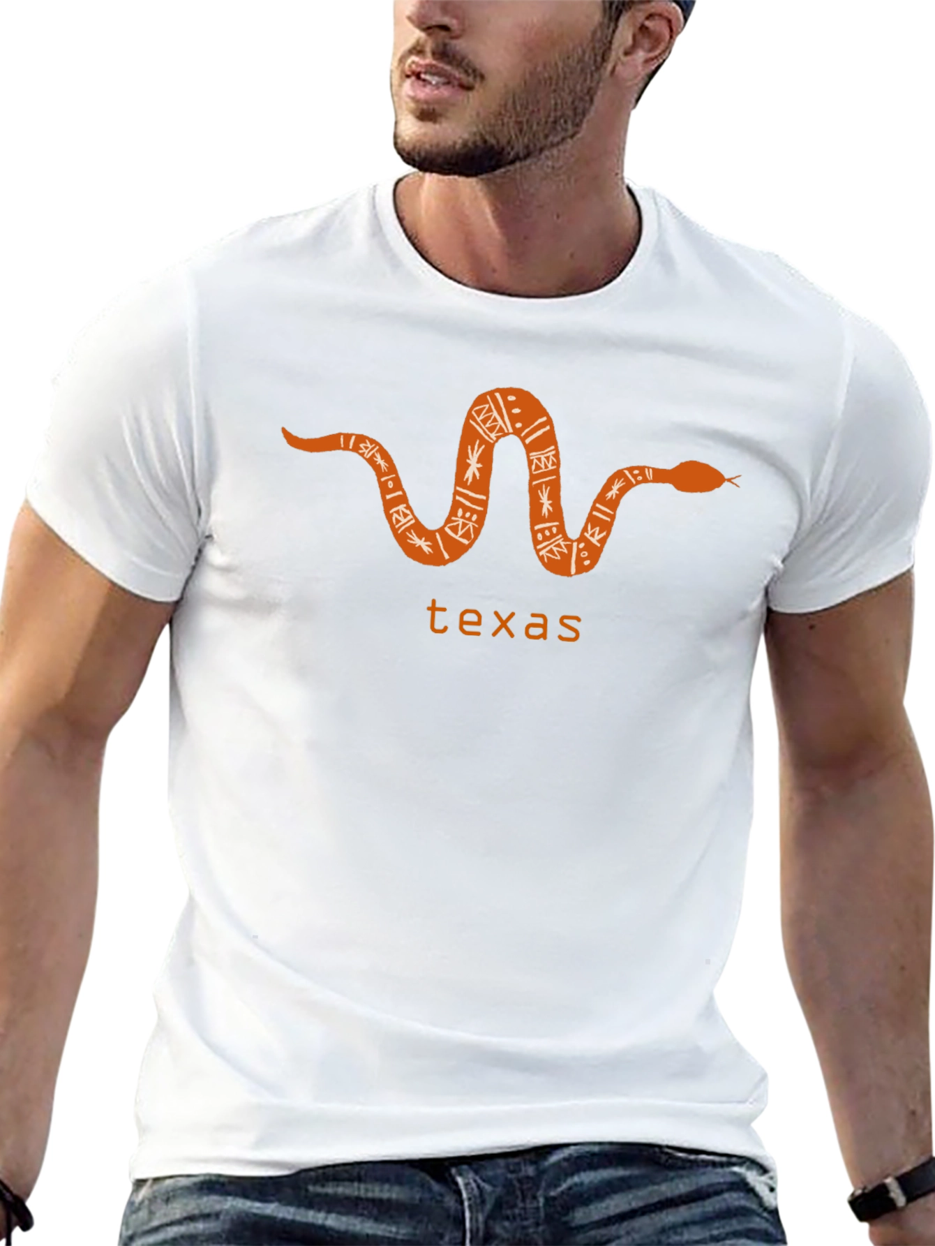Texas Snake Graphic Tee - Southwestern Style