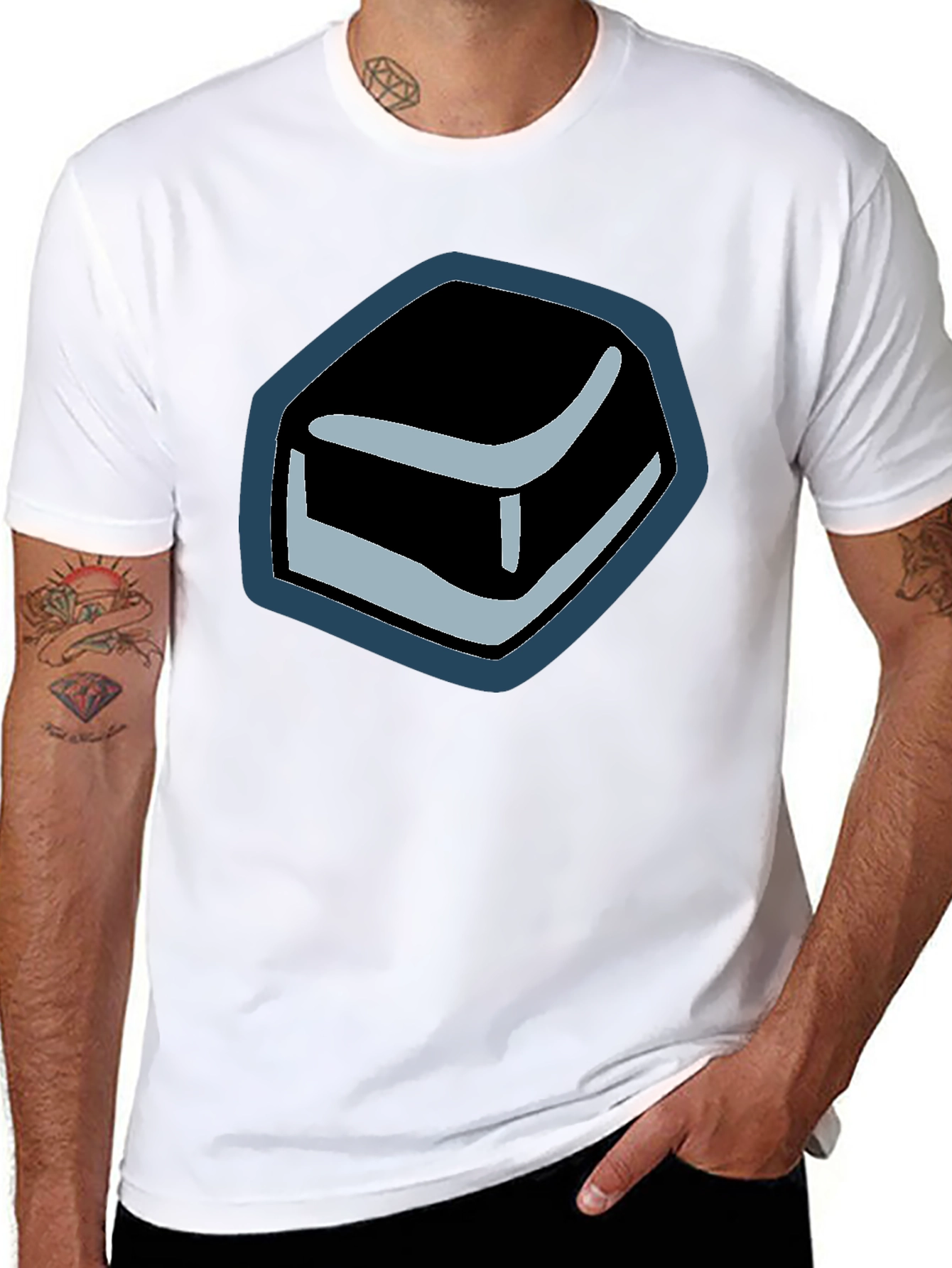 Abstract Block T-Shirt - Modern Graphic Tee