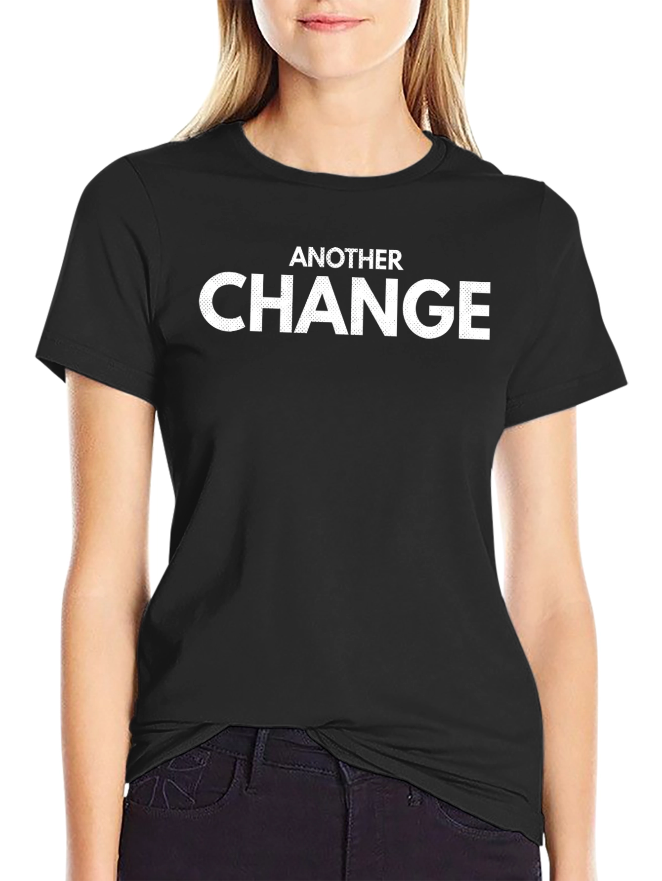 Another Change Graphic Tee - Casual Cotton T-Shirt