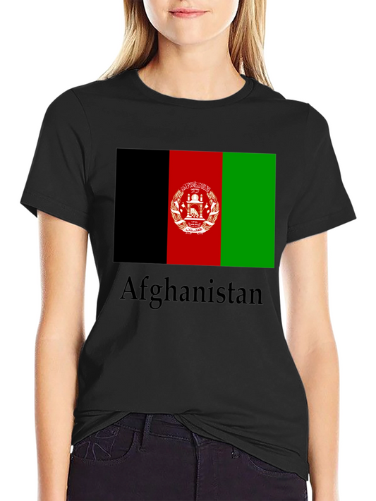 Afghanistan Flag T-Shirt Graphic Tee
