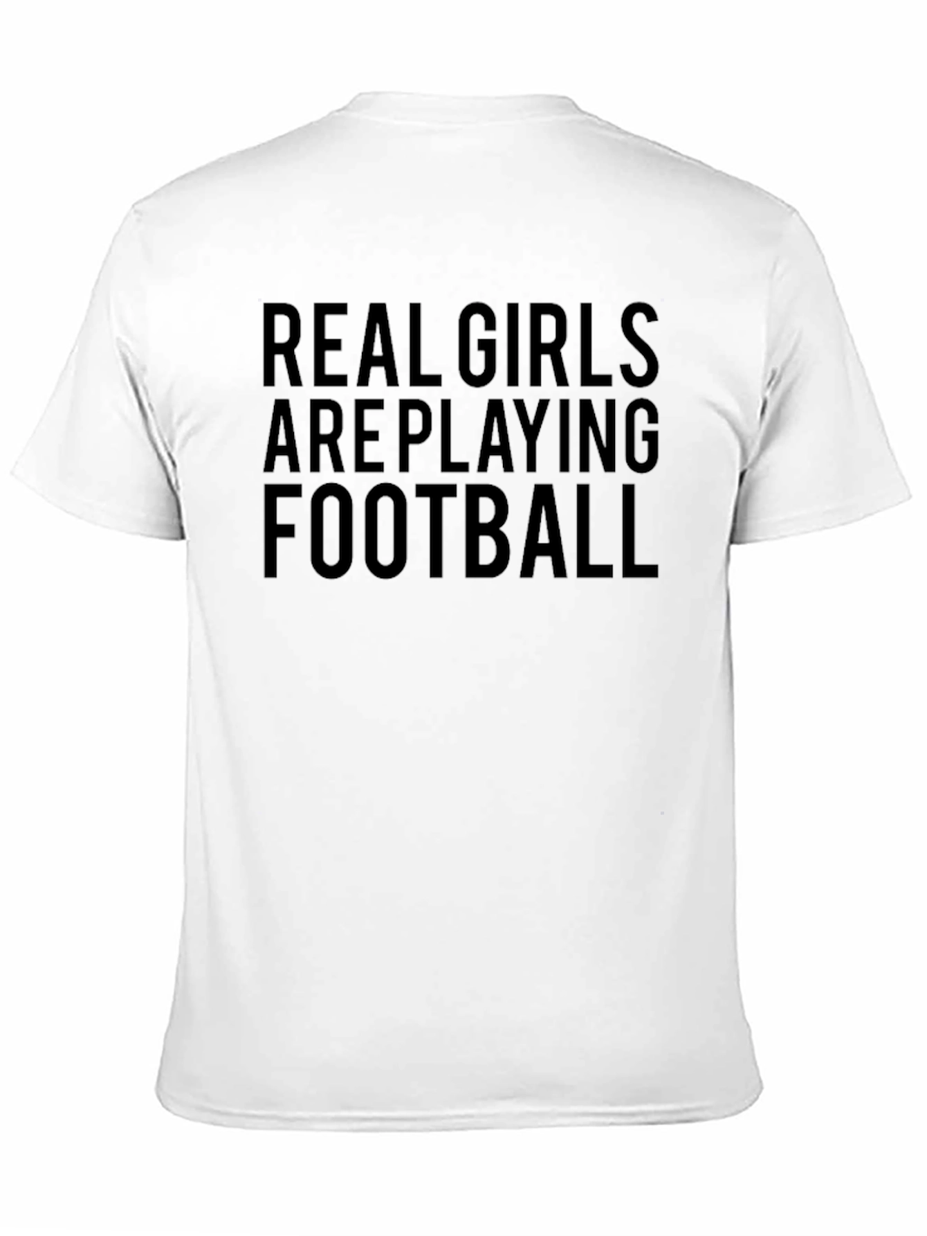 Real Girls Play Football Graphic Tee