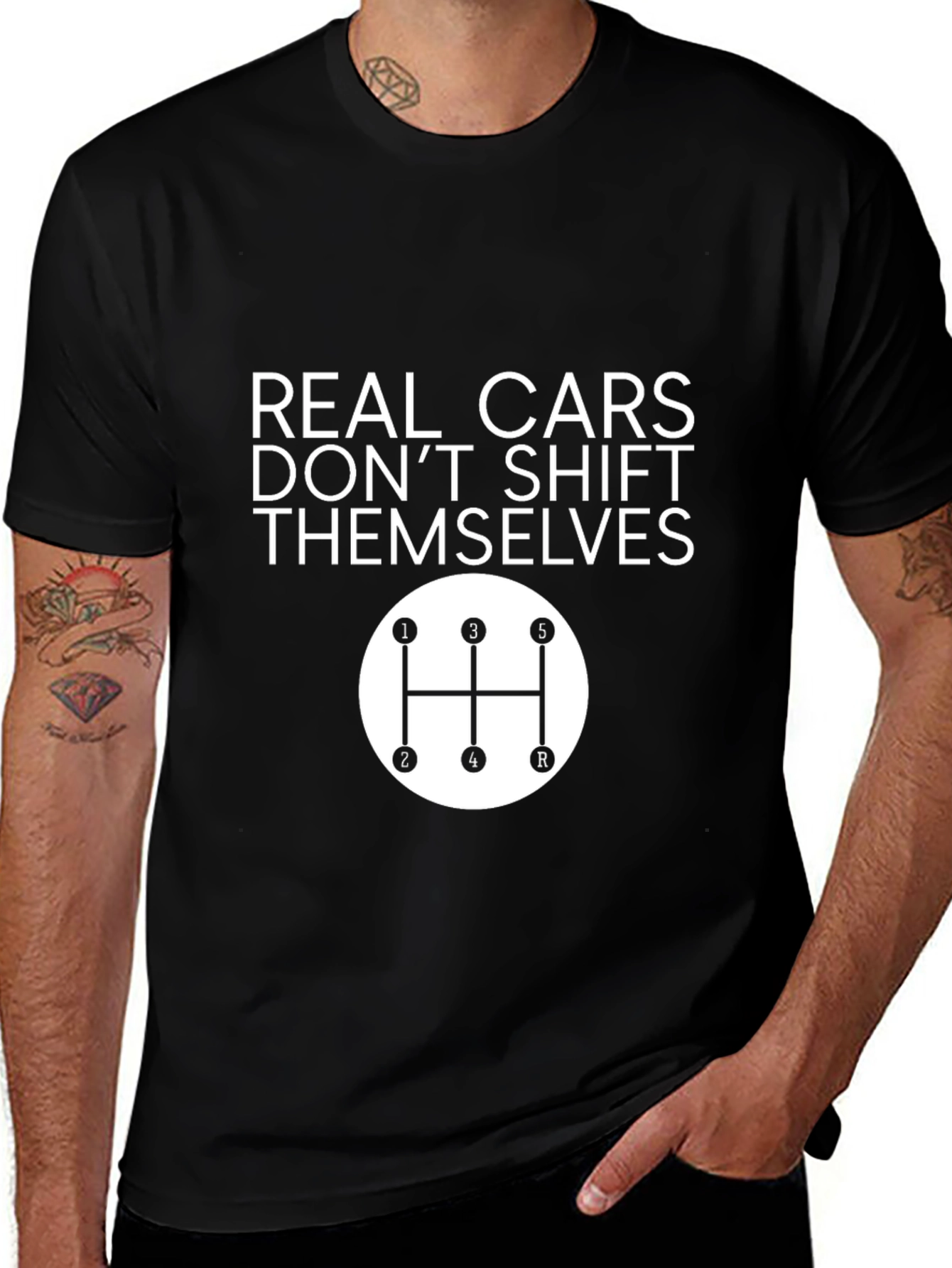 Real Cars Dont Shift Themselves T-Shirt