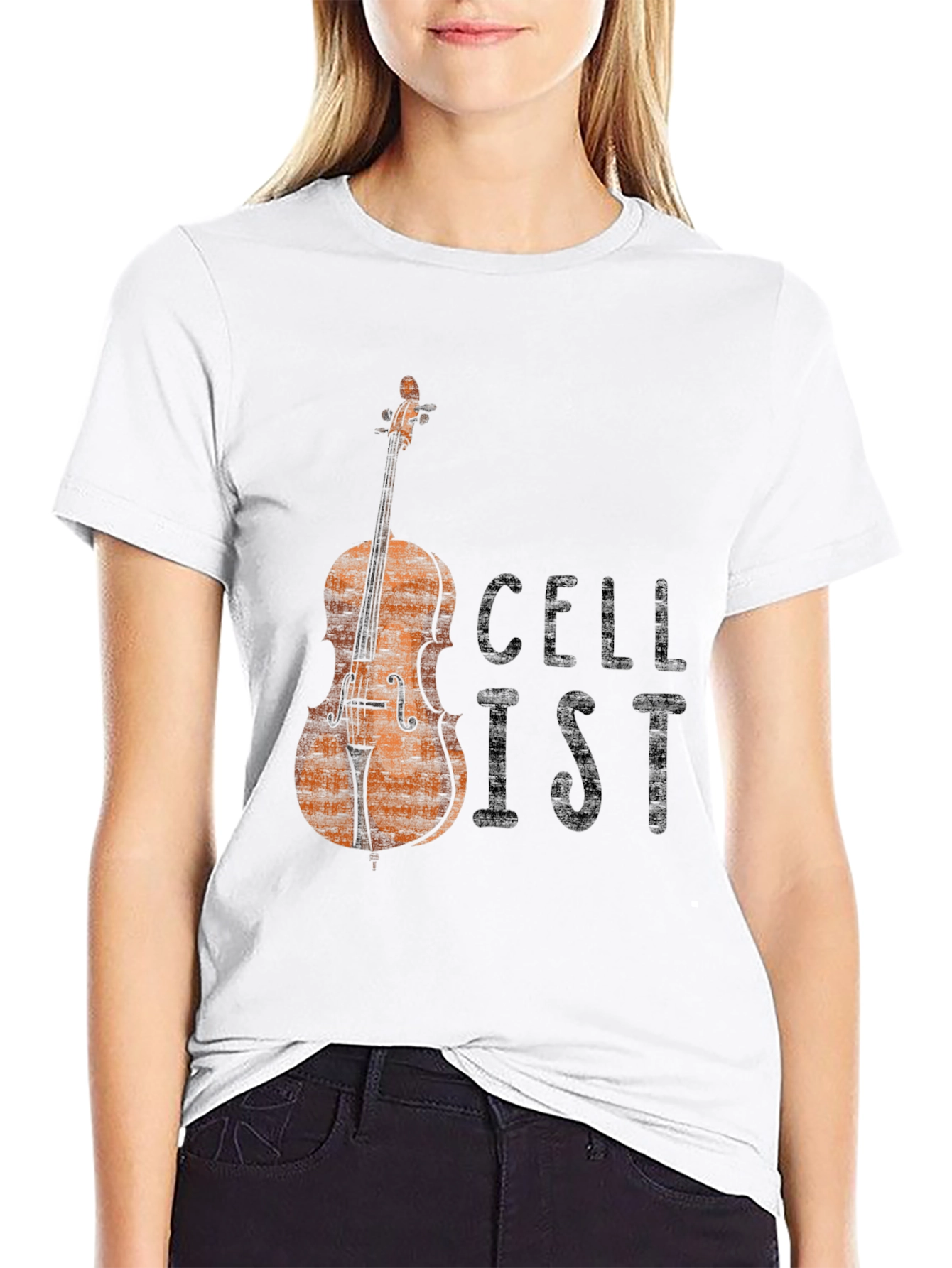 Cellist T-Shirt - Music Lover Apparel