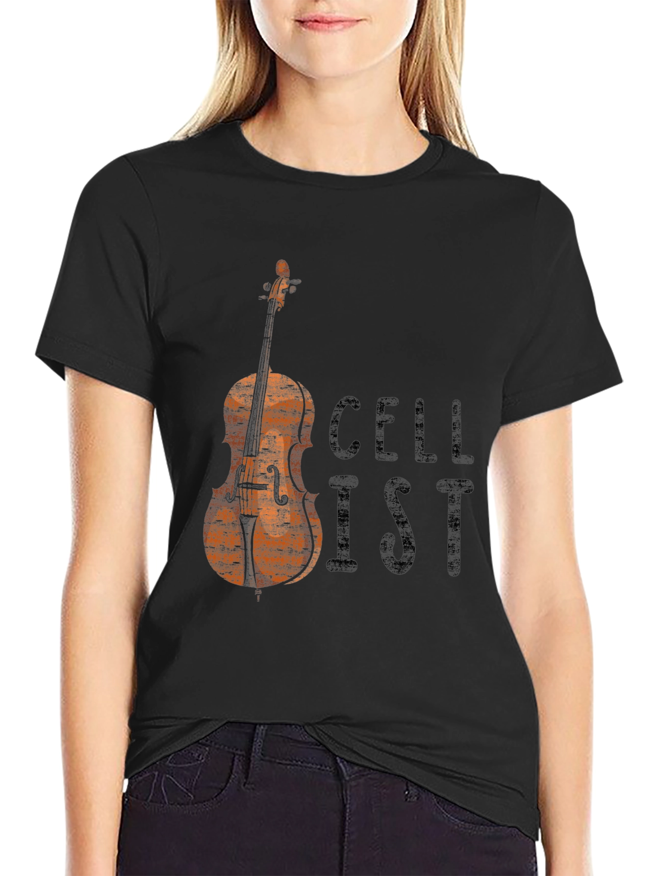 Cellist T-Shirt - Music Lover Apparel