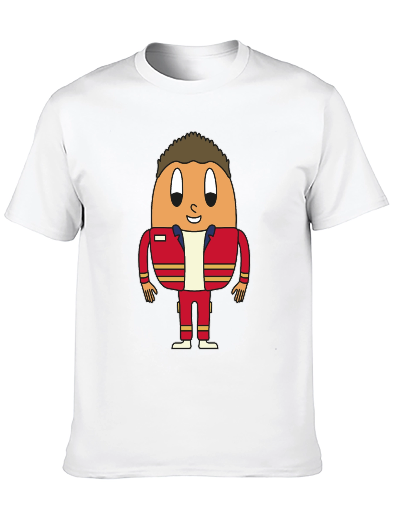 Egg Character Black T-Shirt
