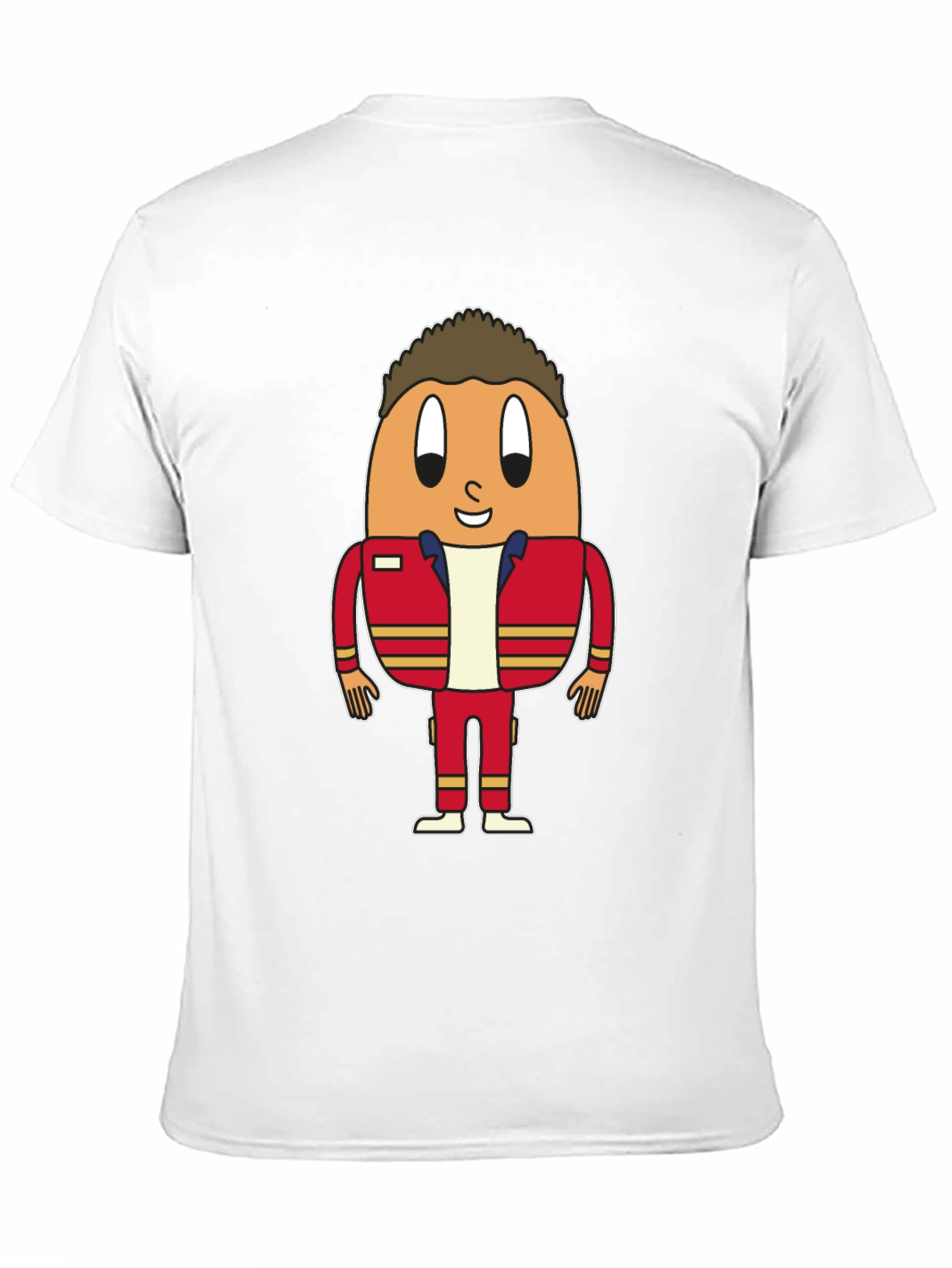 Egg Character Black T-Shirt