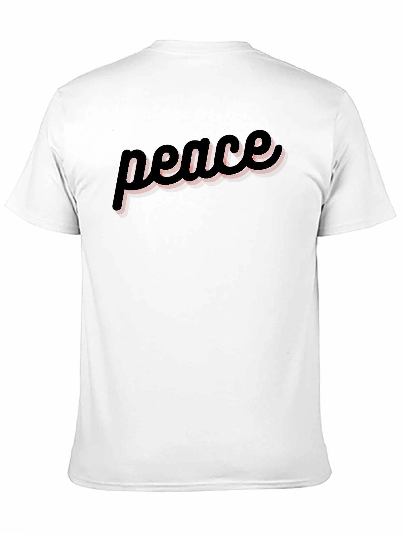 Peace Graphic Tee - Soft Cotton Casual Top