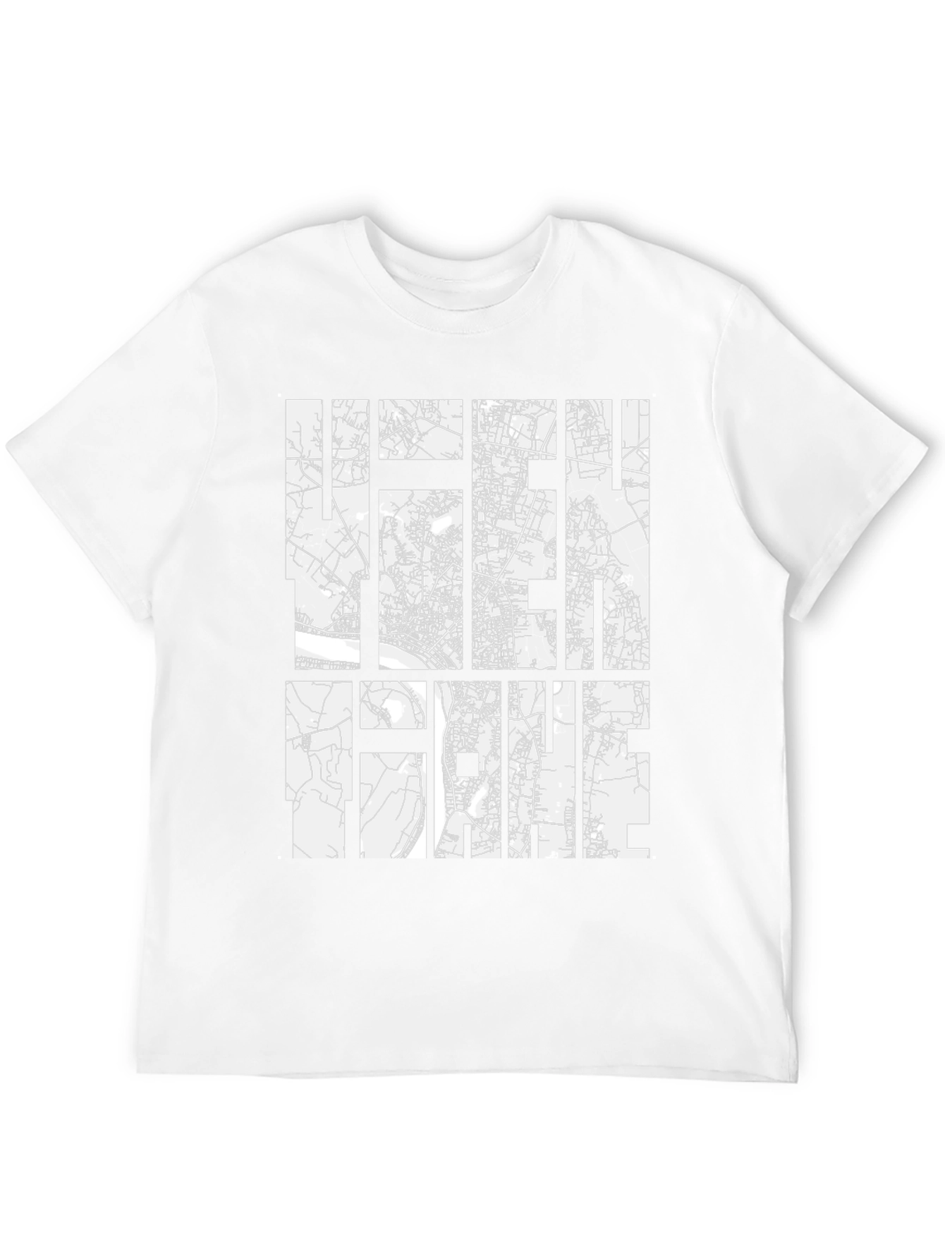 Helsingør Denmark Map T-Shirt