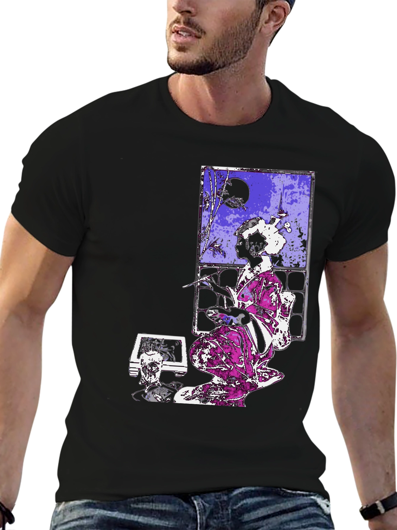 Geisha in the Machine T-Shirt