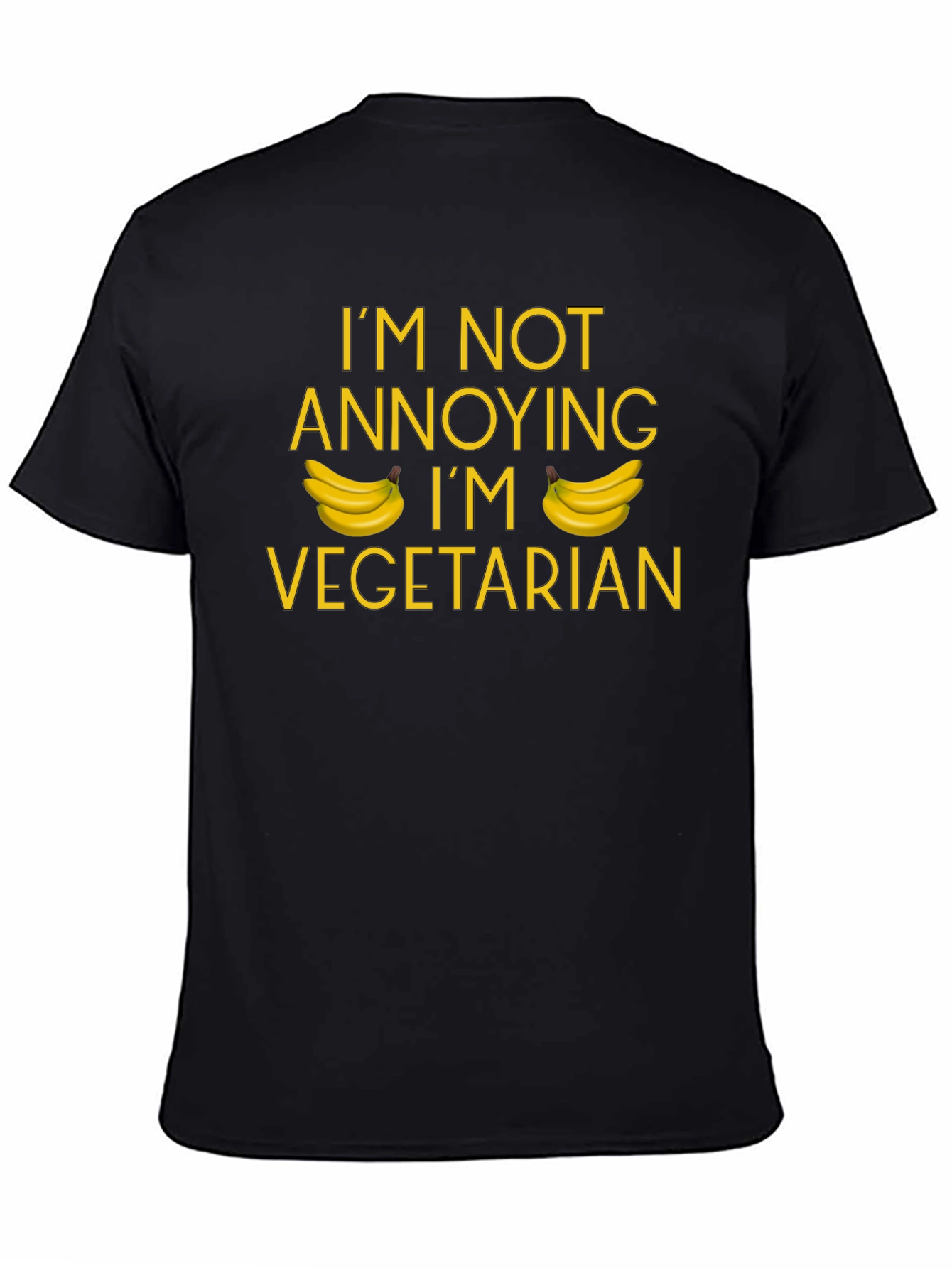 Vegetarian Banana T-Shirt: Not Annoying Just Veggie!