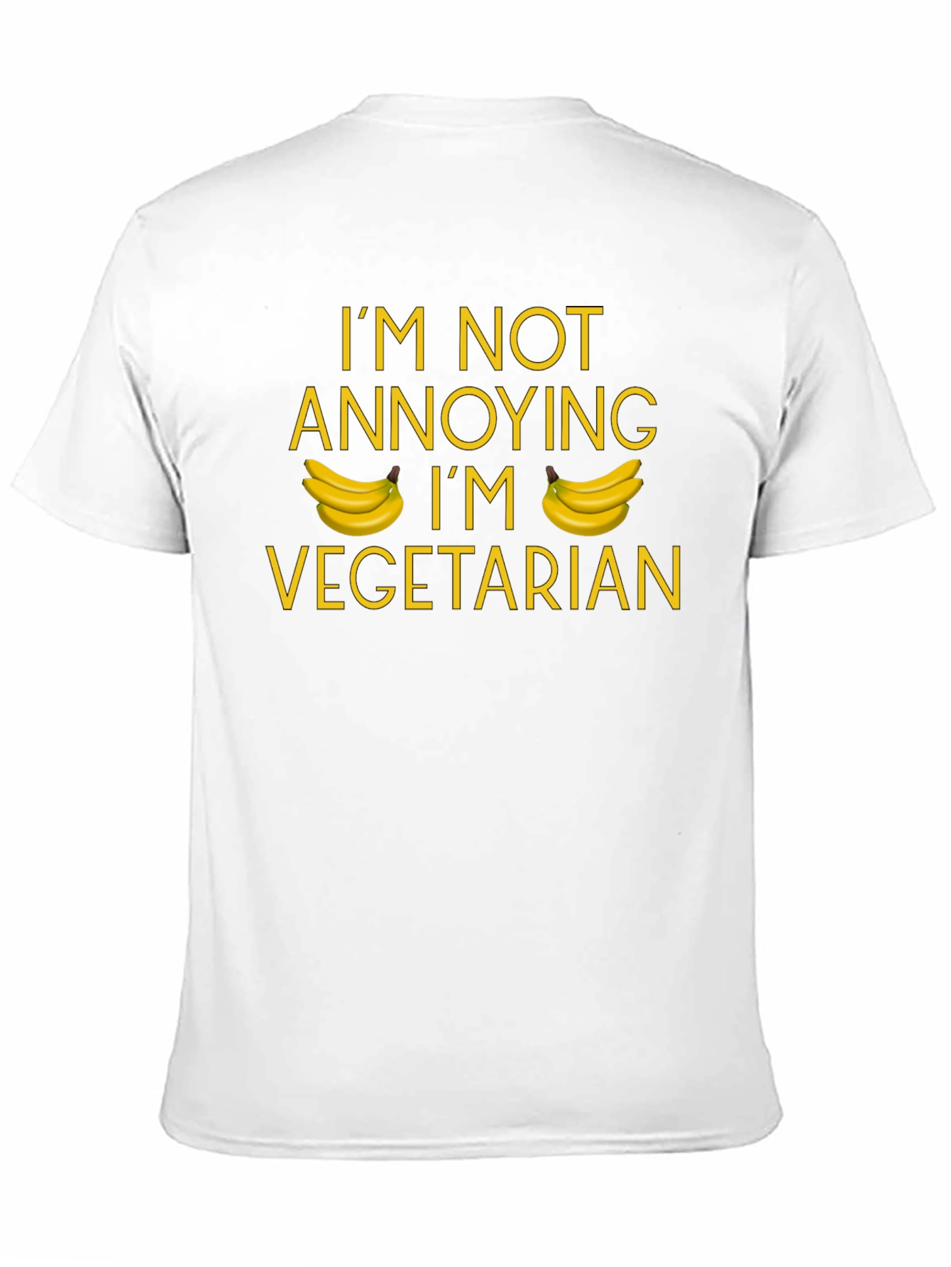 Vegetarian Banana T-Shirt: Not Annoying Just Veggie!