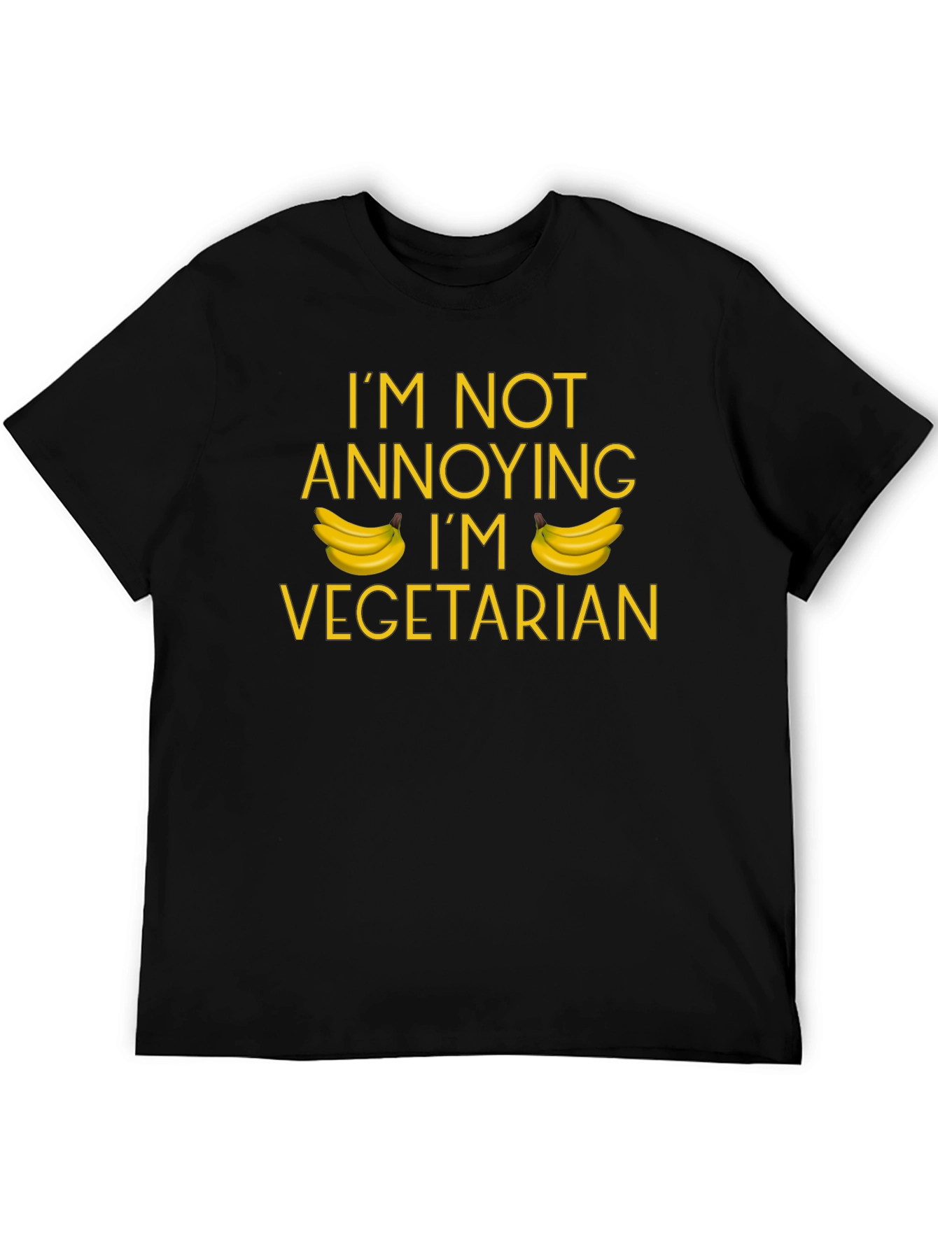 Vegetarian Banana T-Shirt: Not Annoying Just Veggie!