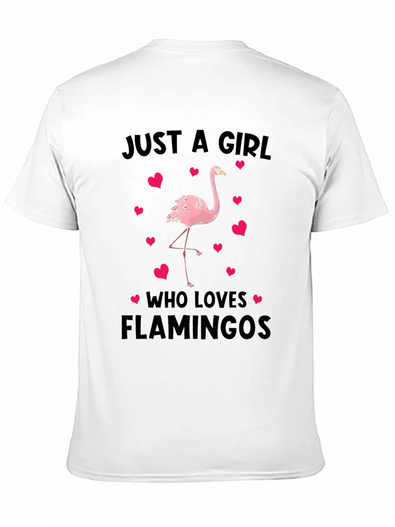 Just A Girl Who Loves Flamingos T-Shirt