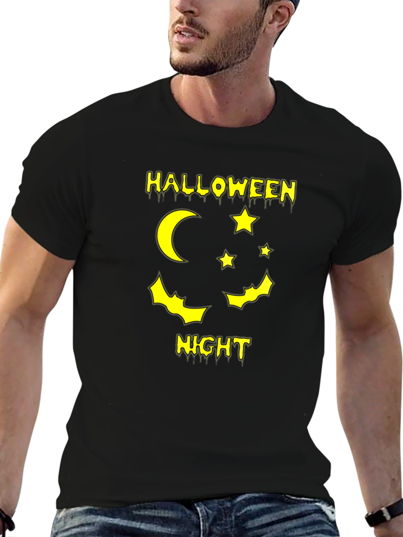 Halloween Night Graphic T-Shirt
