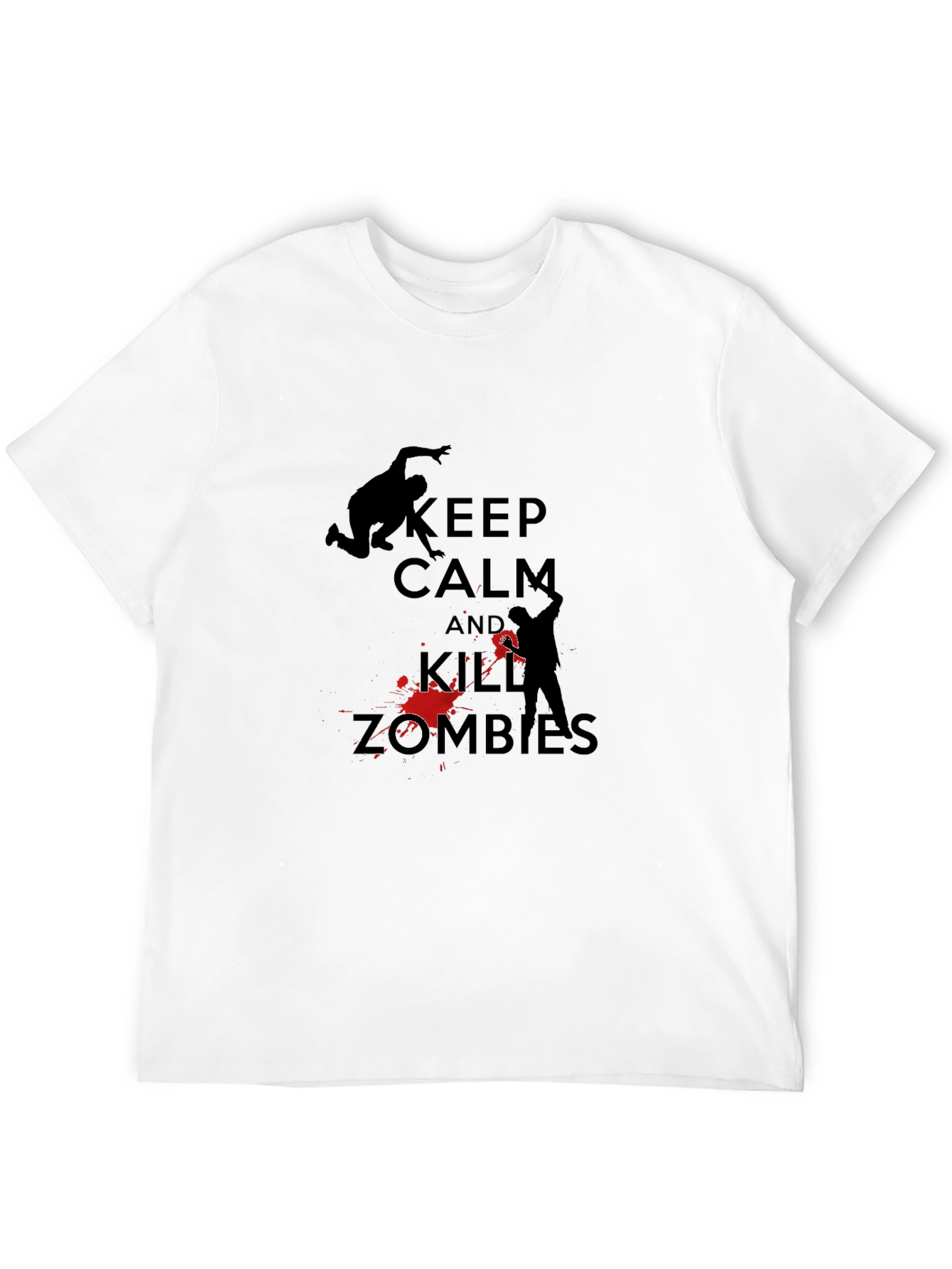 Keep Calm Kill Zombies T-Shirt - Black