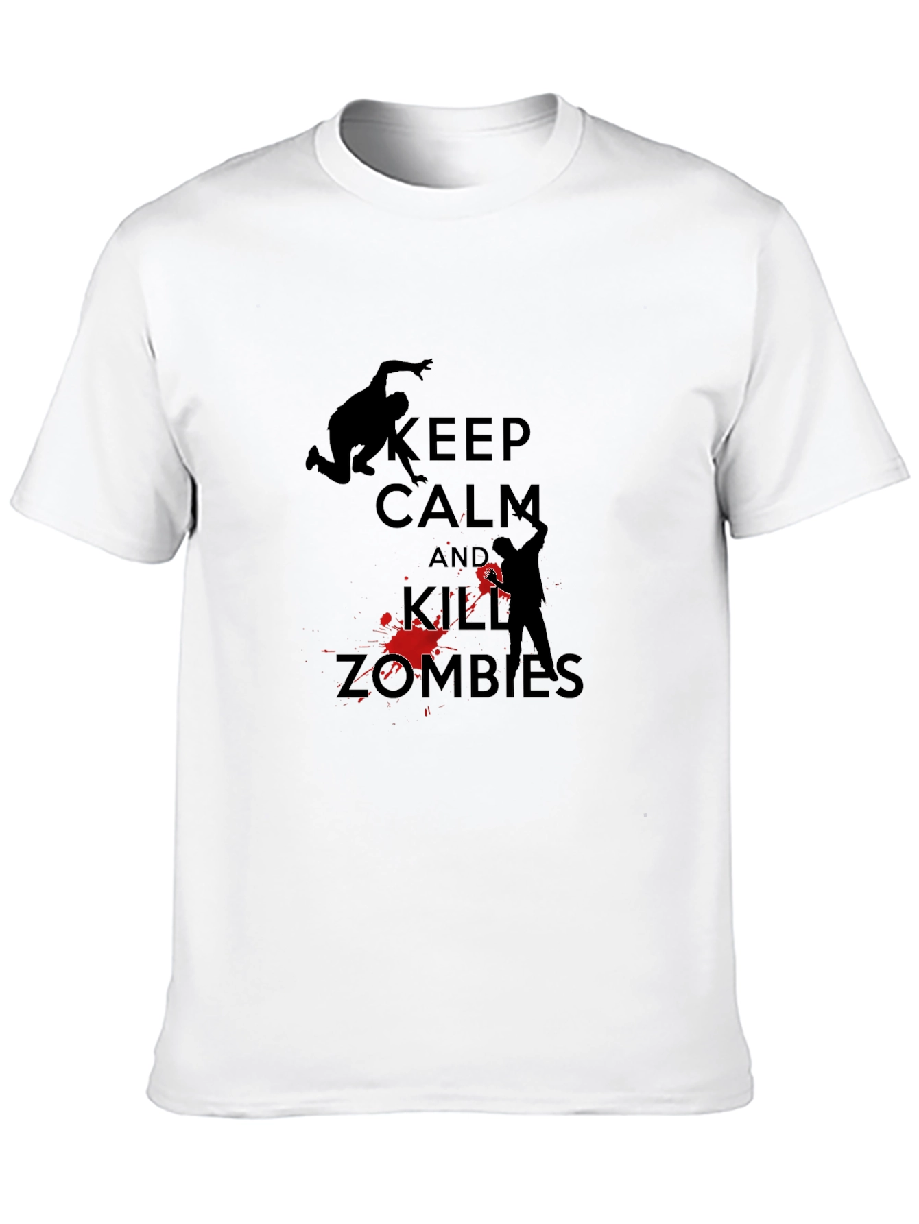 Keep Calm Kill Zombies T-Shirt - Black