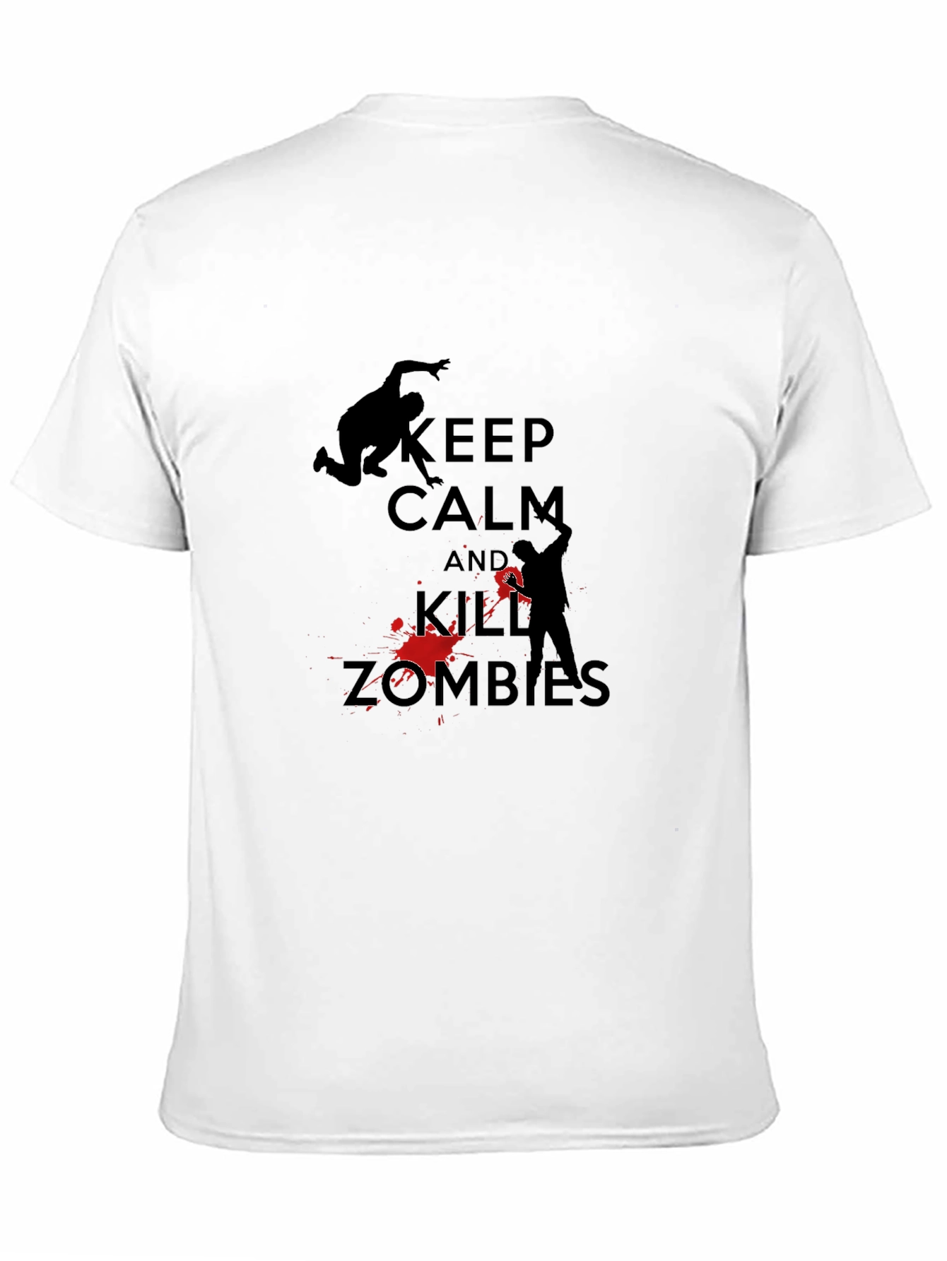 Keep Calm Kill Zombies T-Shirt - Black