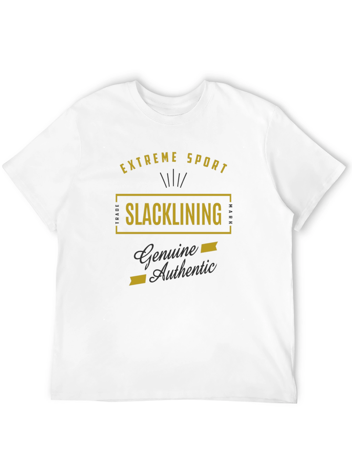 Extreme Sport Slacklining T-Shirt - Genuine Authentic Design