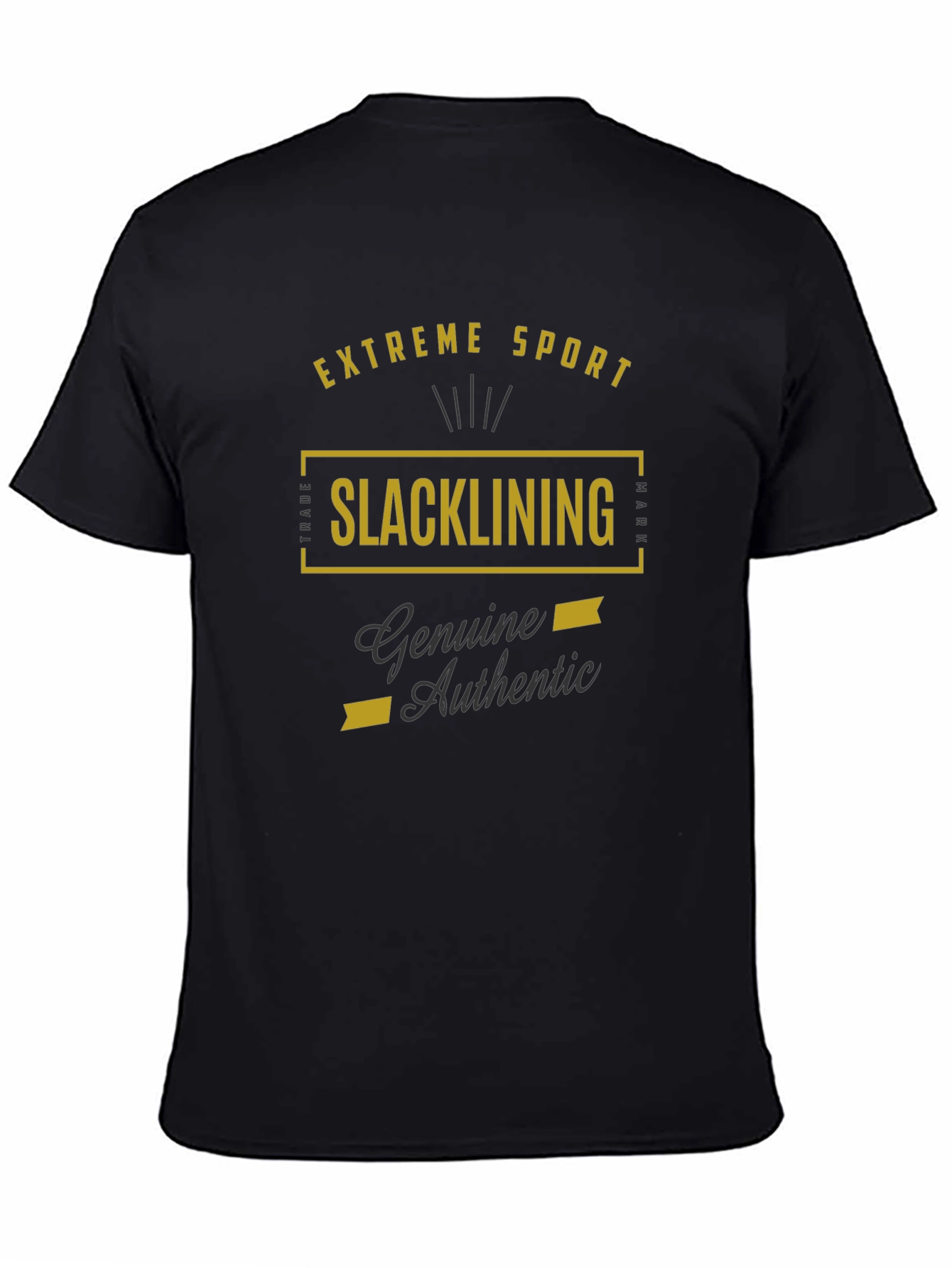 Extreme Sport Slacklining T-Shirt - Genuine Authentic Design