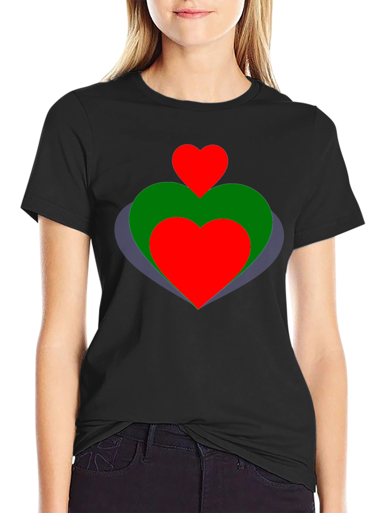 Heart Graphic T-Shirt - Stylish and Unique