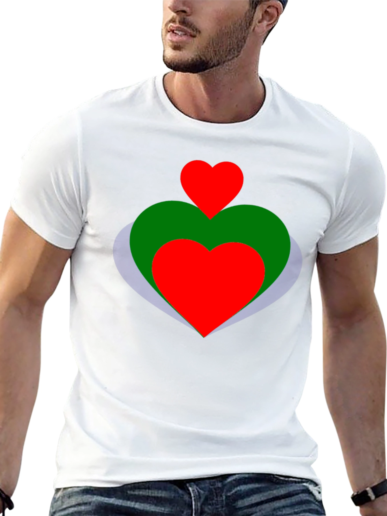 Heart Graphic T-Shirt - Stylish and Unique