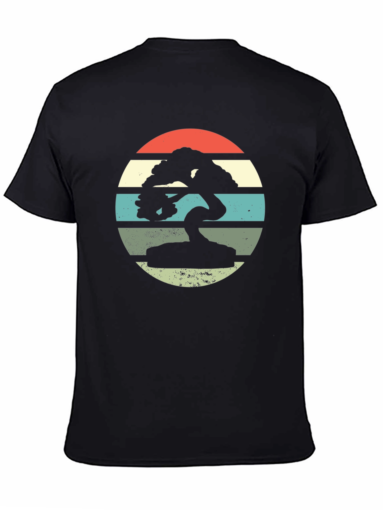 Bonsai Tree Graphic T-Shirt Retro Design