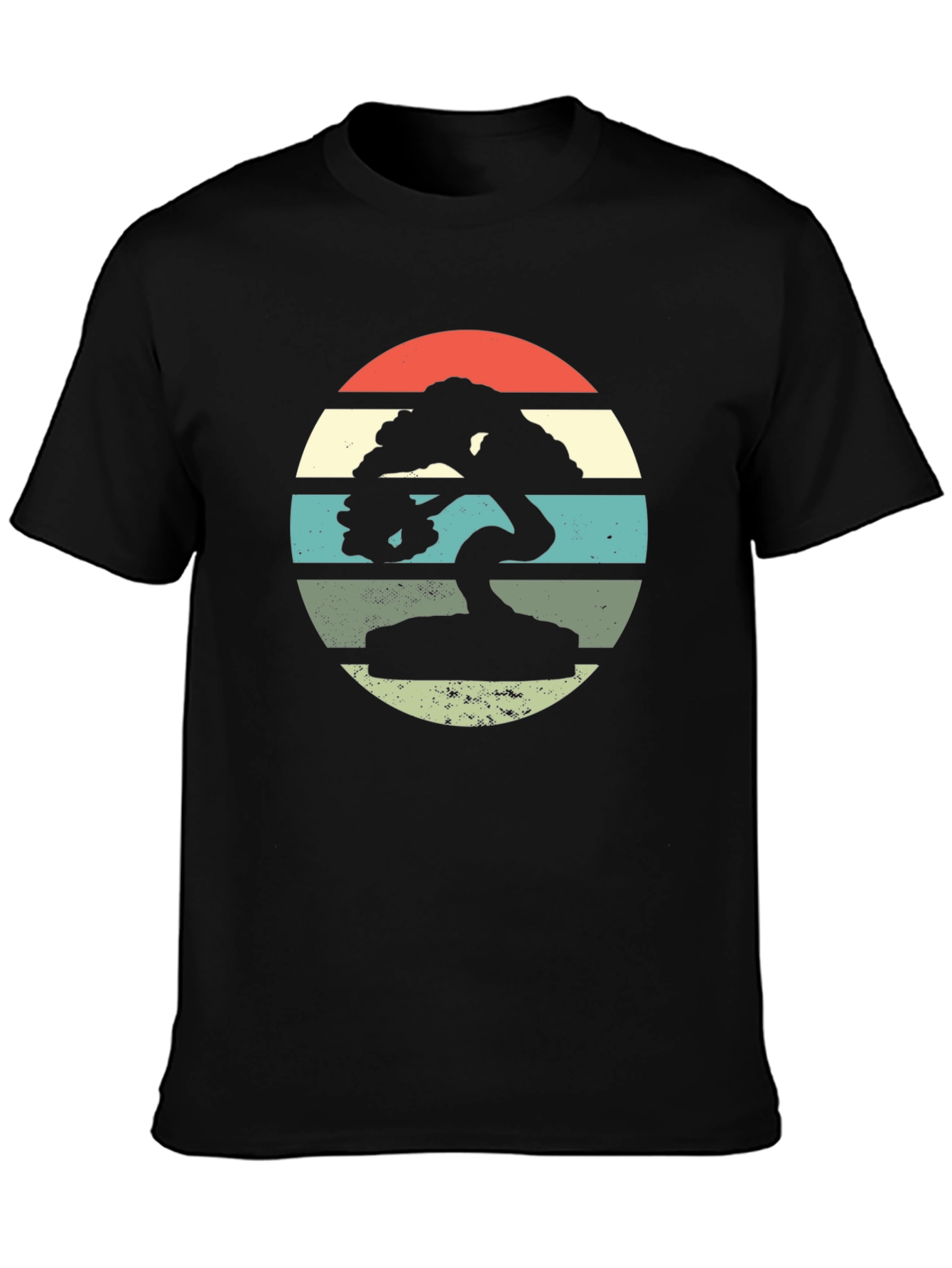 Bonsai Tree Graphic T-Shirt Retro Design
