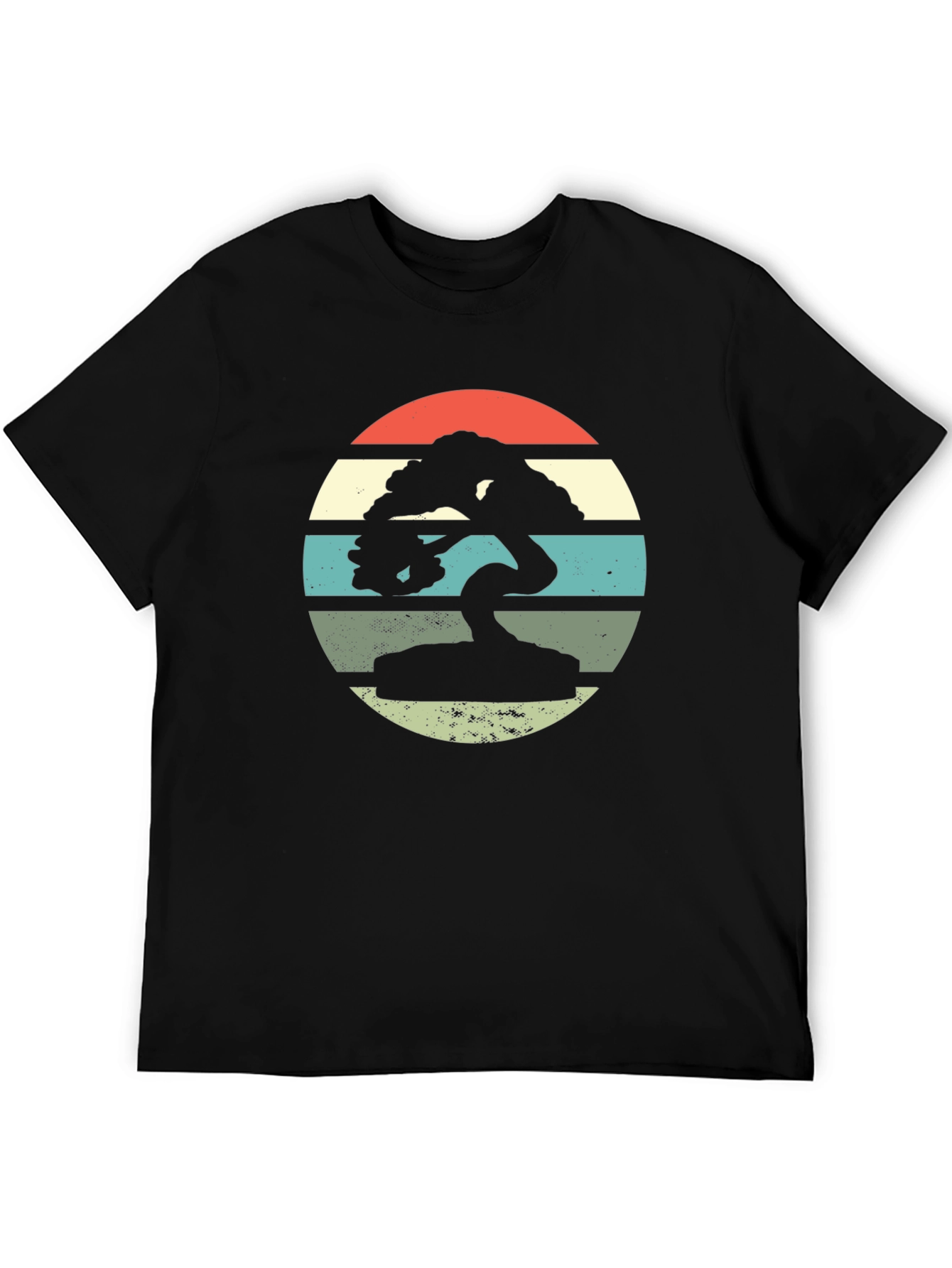 Bonsai Tree Graphic T-Shirt Retro Design