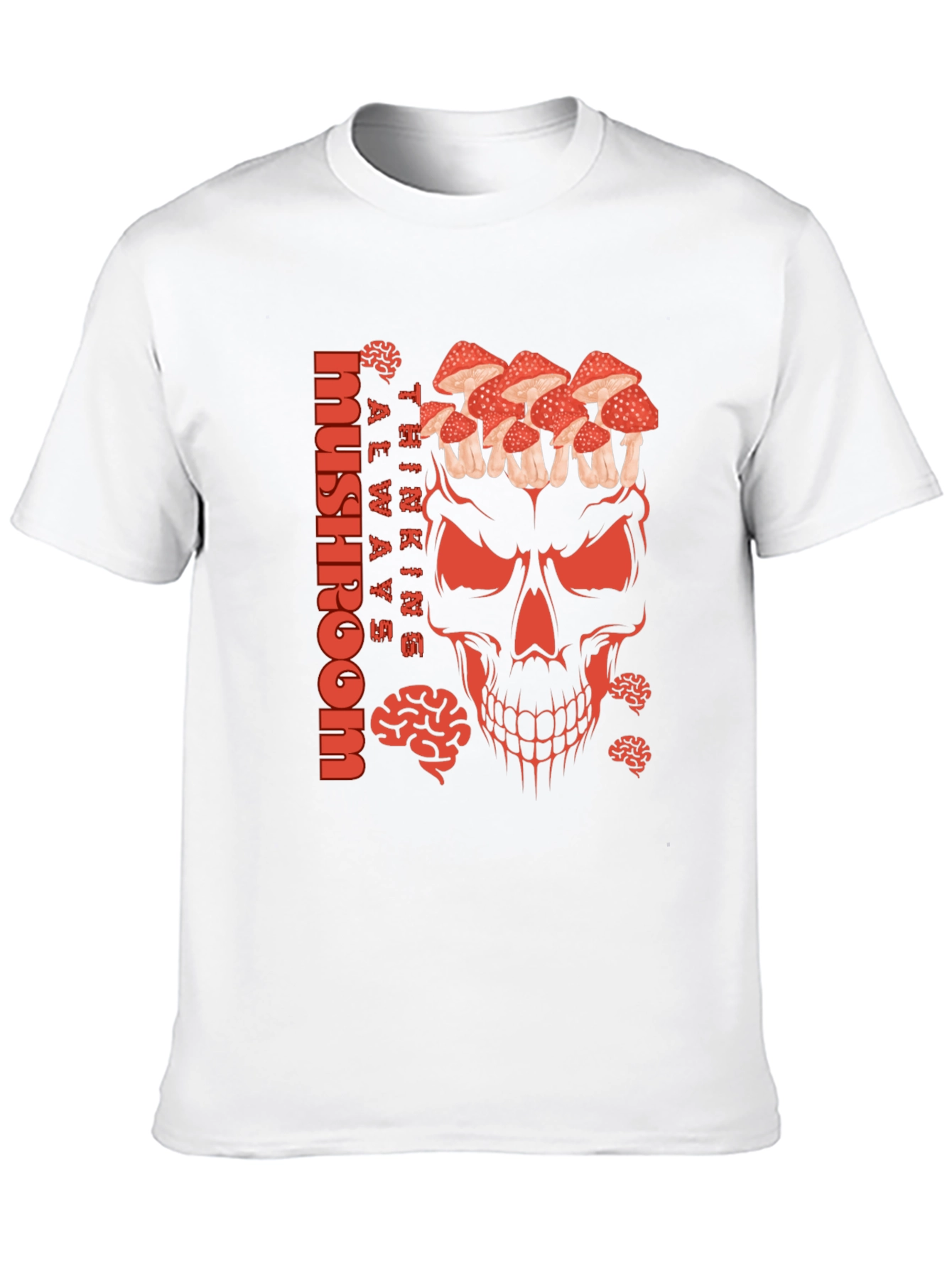 Mushroom Skull Graphic Tee