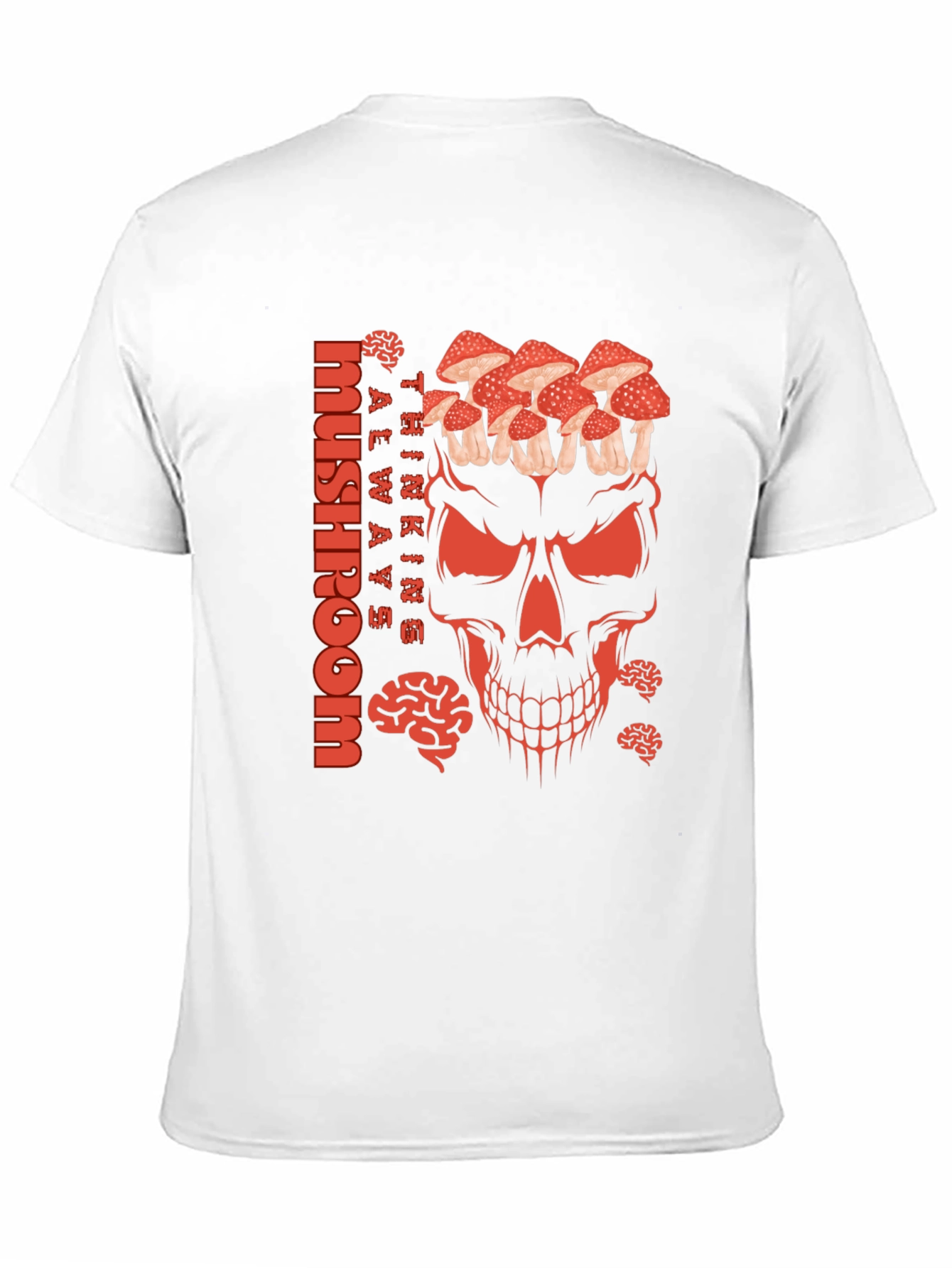 Mushroom Skull Graphic Tee