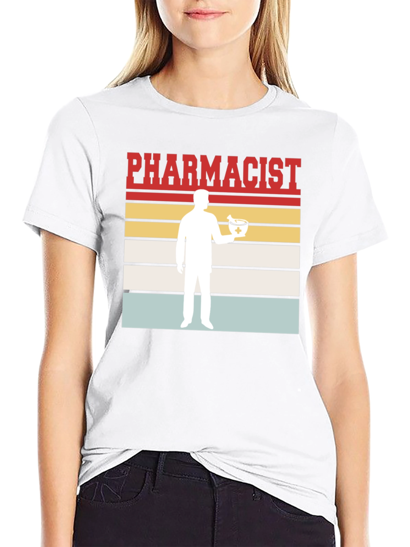 Pharmacist Retro Style Graphic T-Shirt