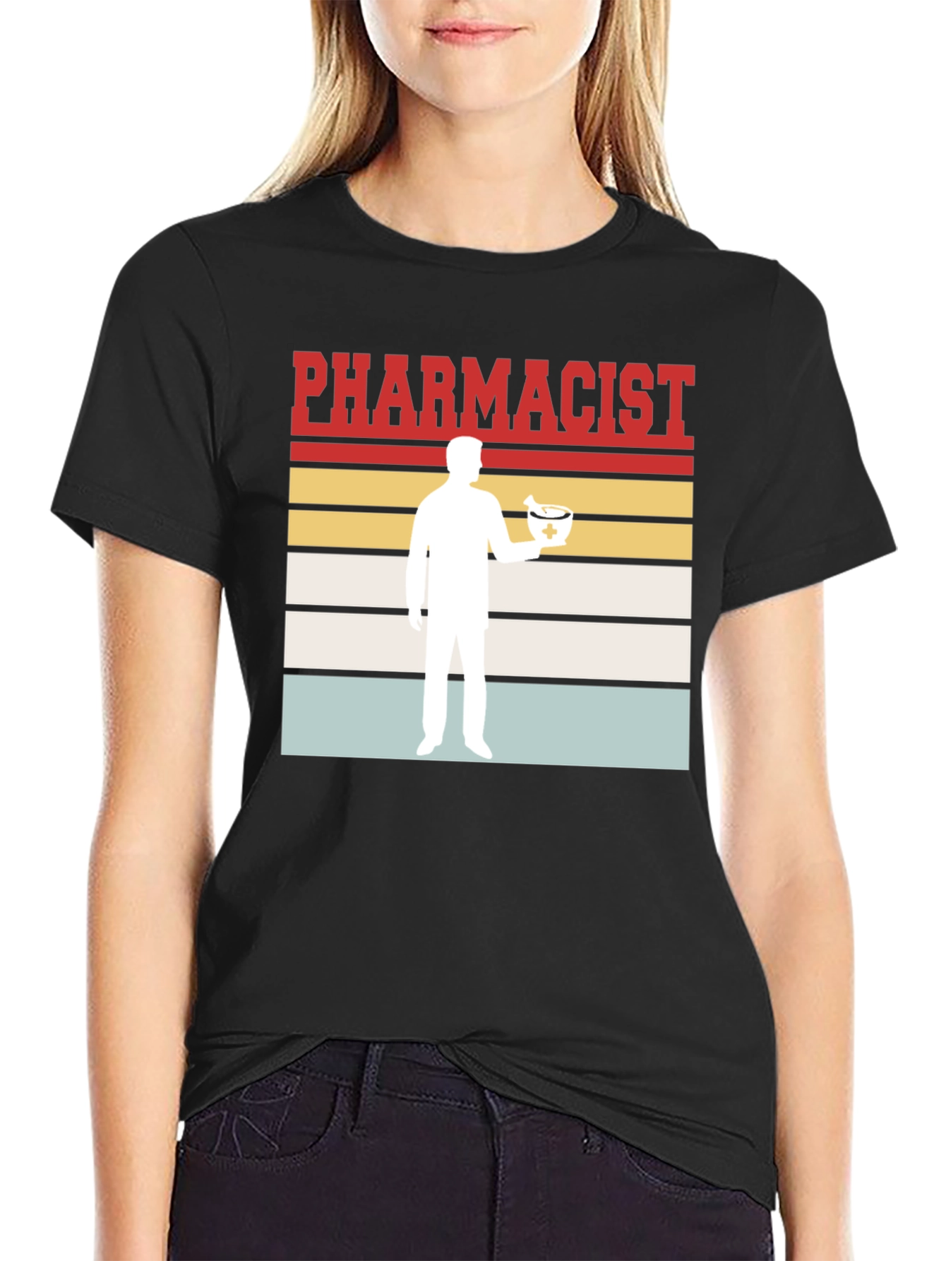 Pharmacist Retro Style Graphic T-Shirt